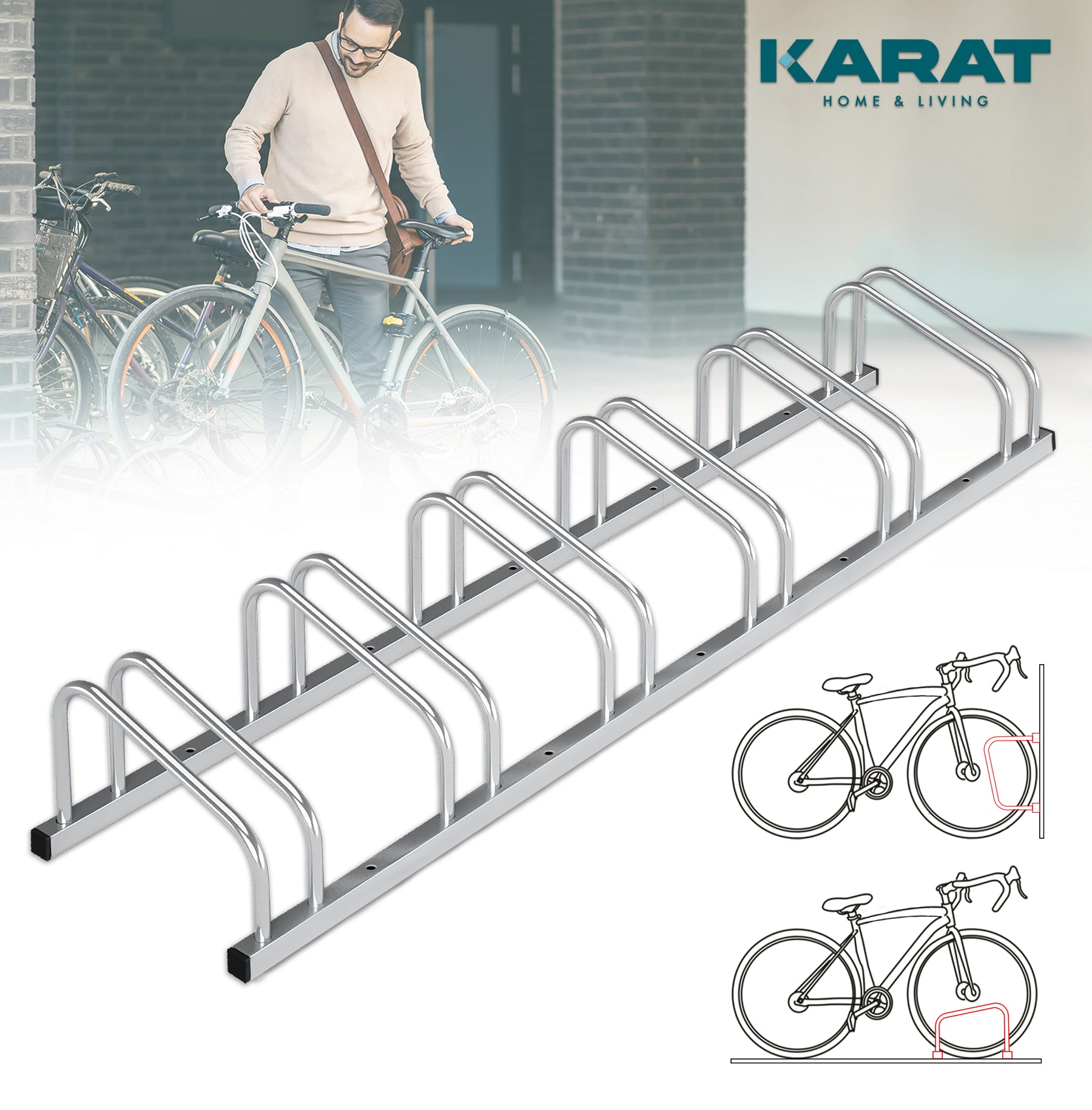 F2_fd-30709 | Zilver | Voor 6 fietsen