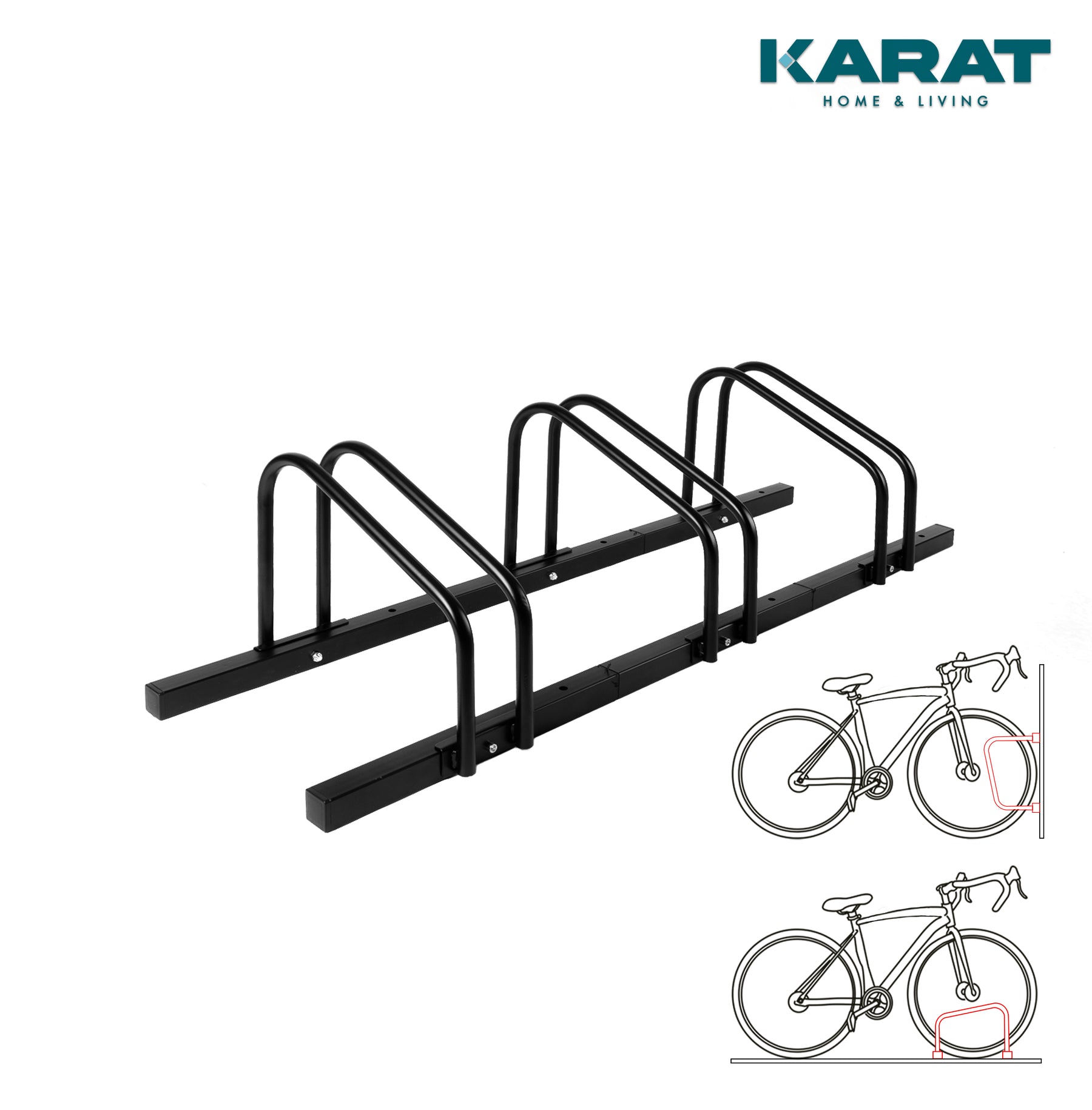 F1_fd-30701 | Zwart | Voor 3 fietsen
