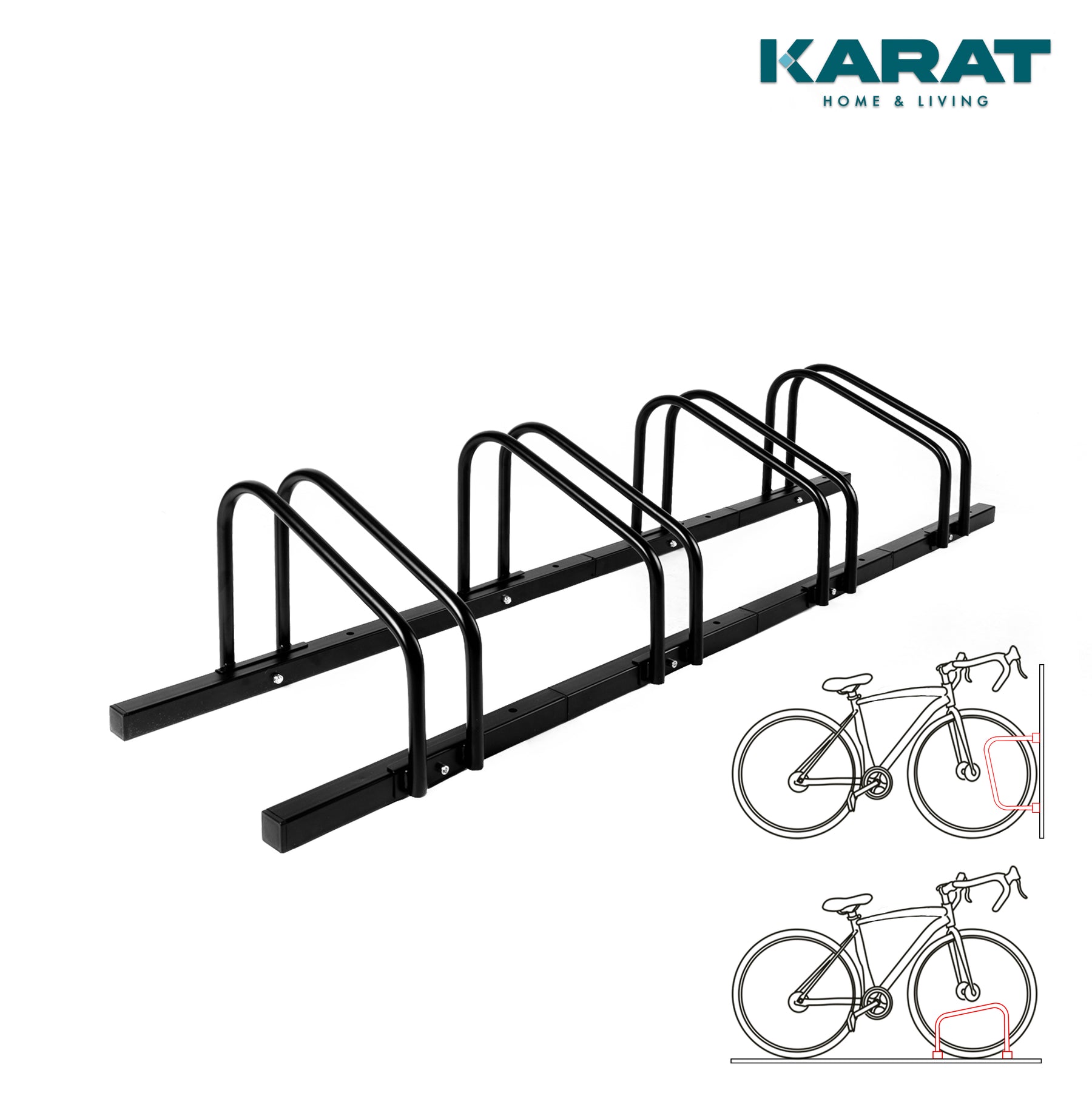 F1_fd-30702 | Zwart | Voor 4 fietsen