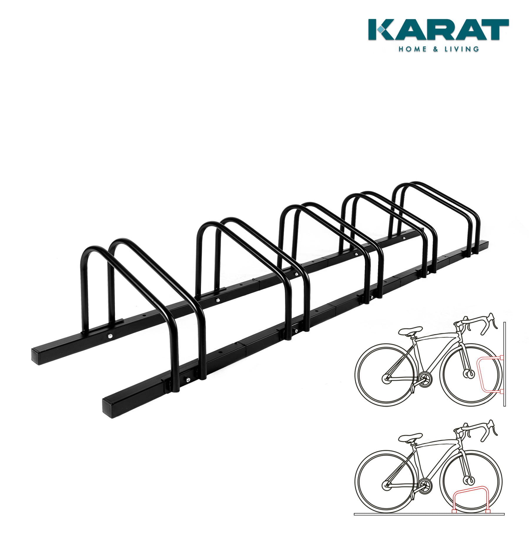 F1_fd-30703 | Zwart | Voor 5 fietsen