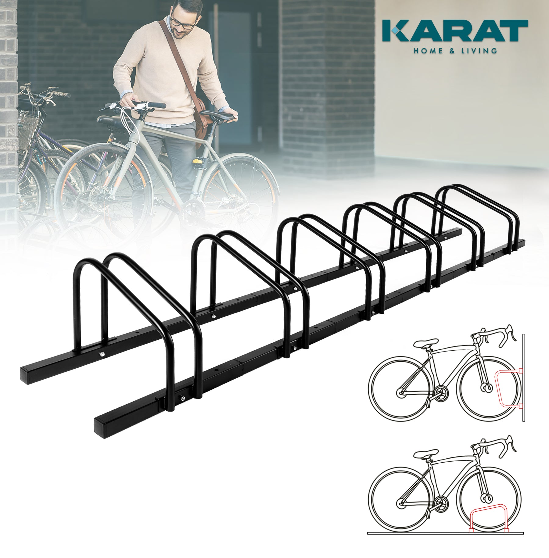 F1_fd-30704 | Zwart | Voor 6 fietsen