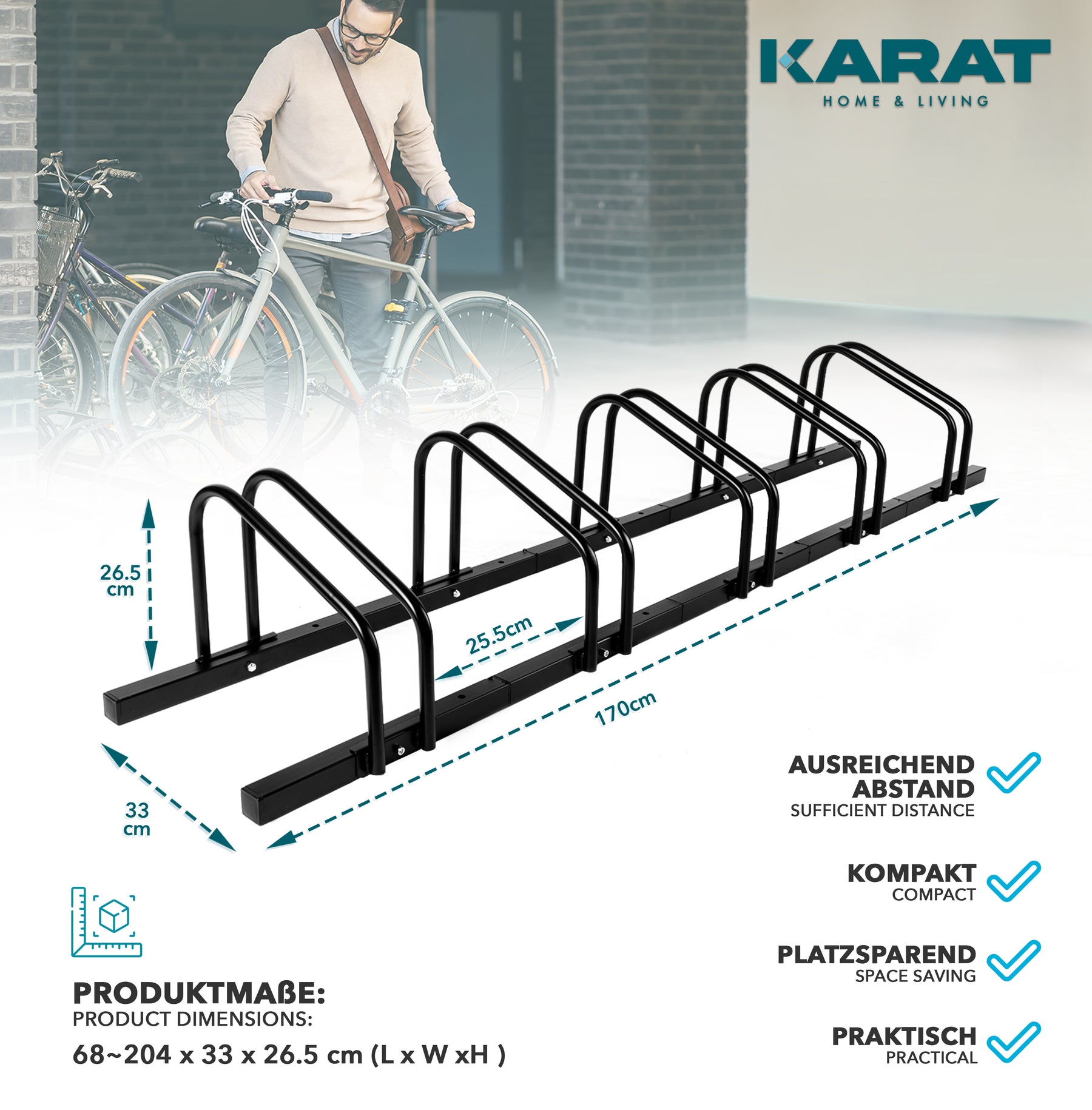 T1_fd-30703 | Zwart | Voor 5 fietsen