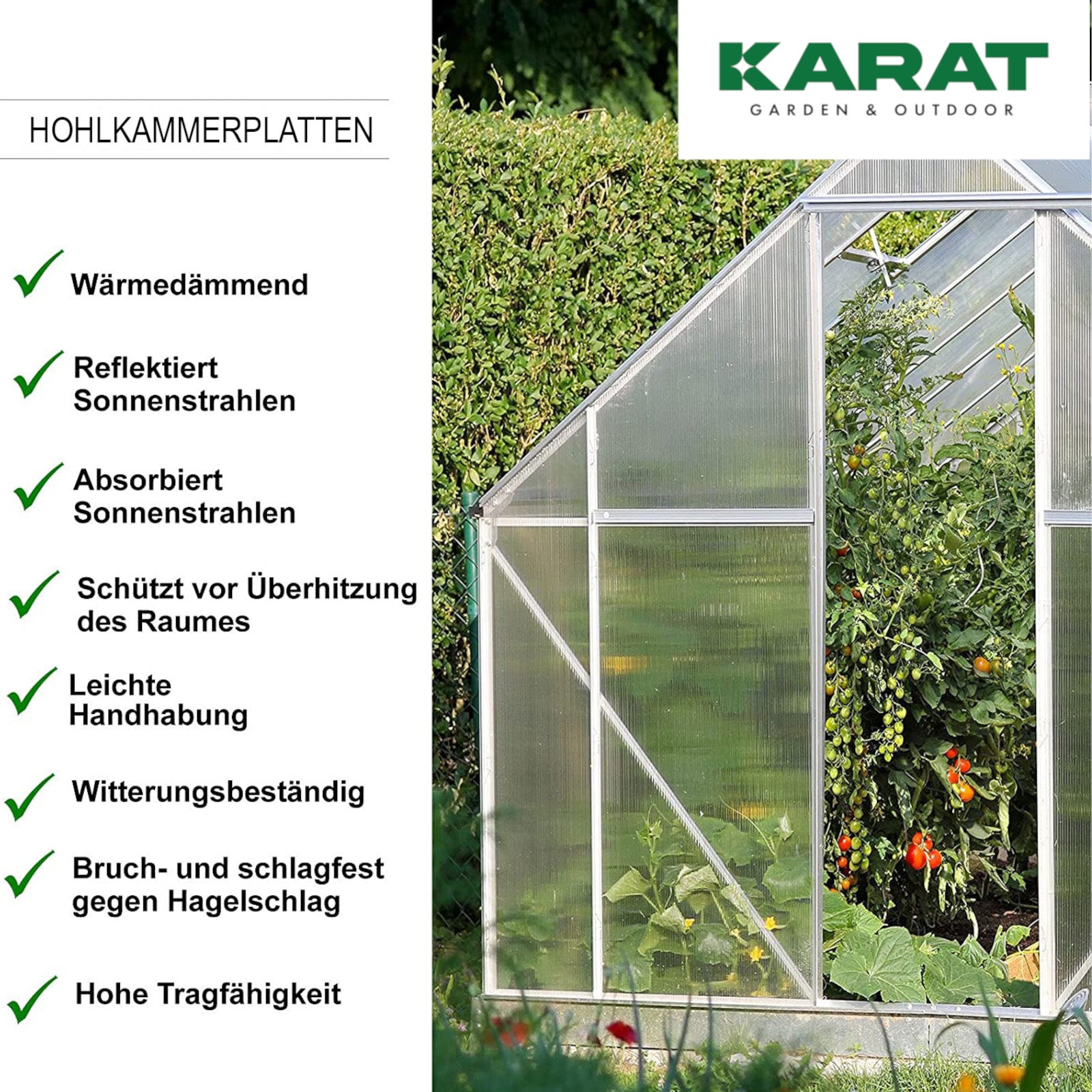 Dubbelwandige plaat | 60,5 x 121 cm | Voor DIY & Bouw
