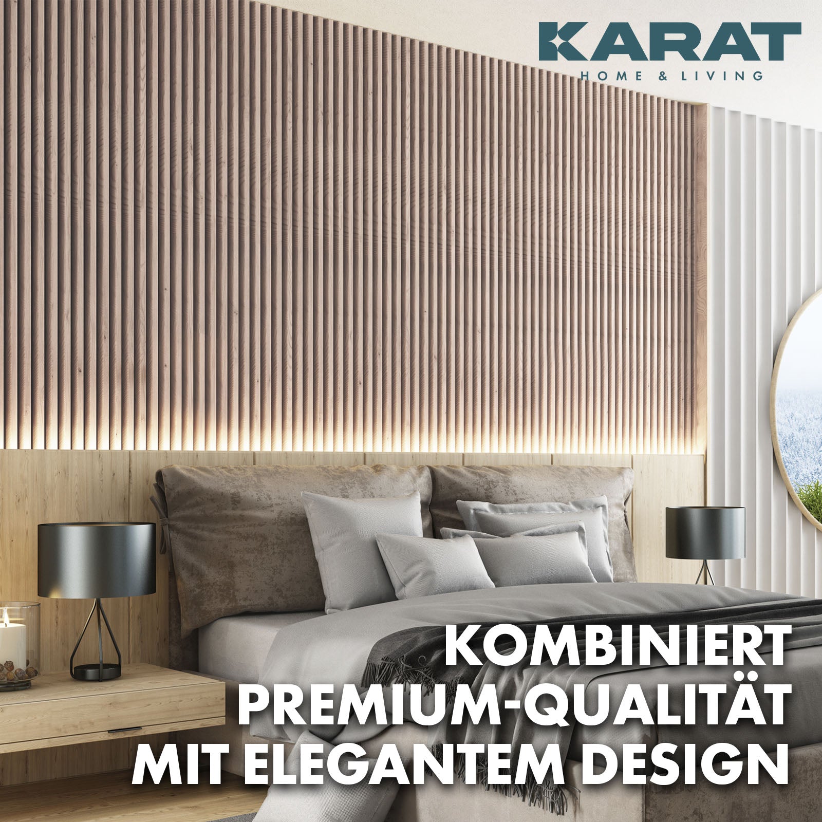 Akoestische panelen in houtlook | Tijdloos design voor een aangename ruimteakoestiek | Verkrijgbaar in 3 designs en 2 maten