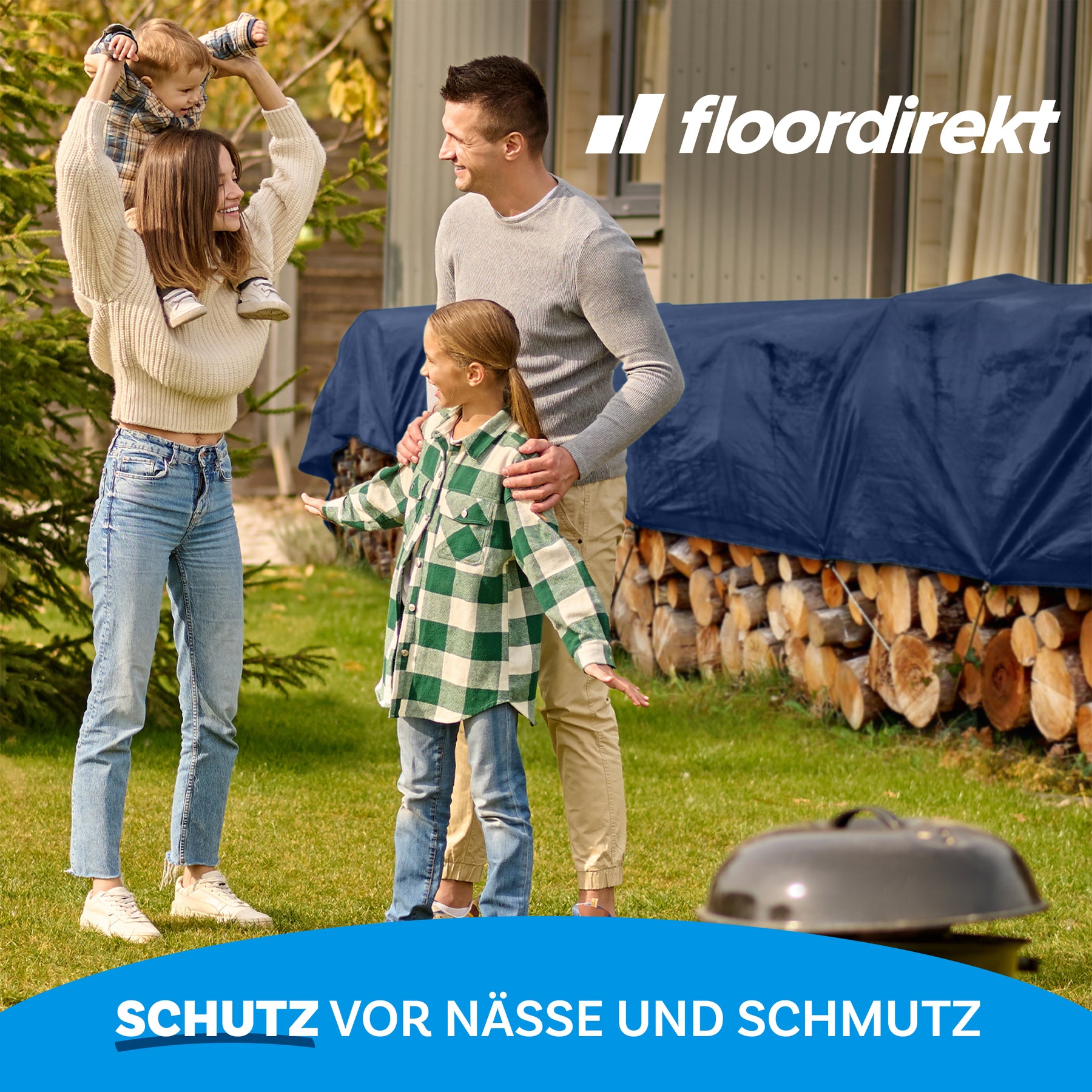 Dekzeil | Extreem scheurvast | Betrouwbare bescherming voor veelzijdige toepassingen | 180 g/m²