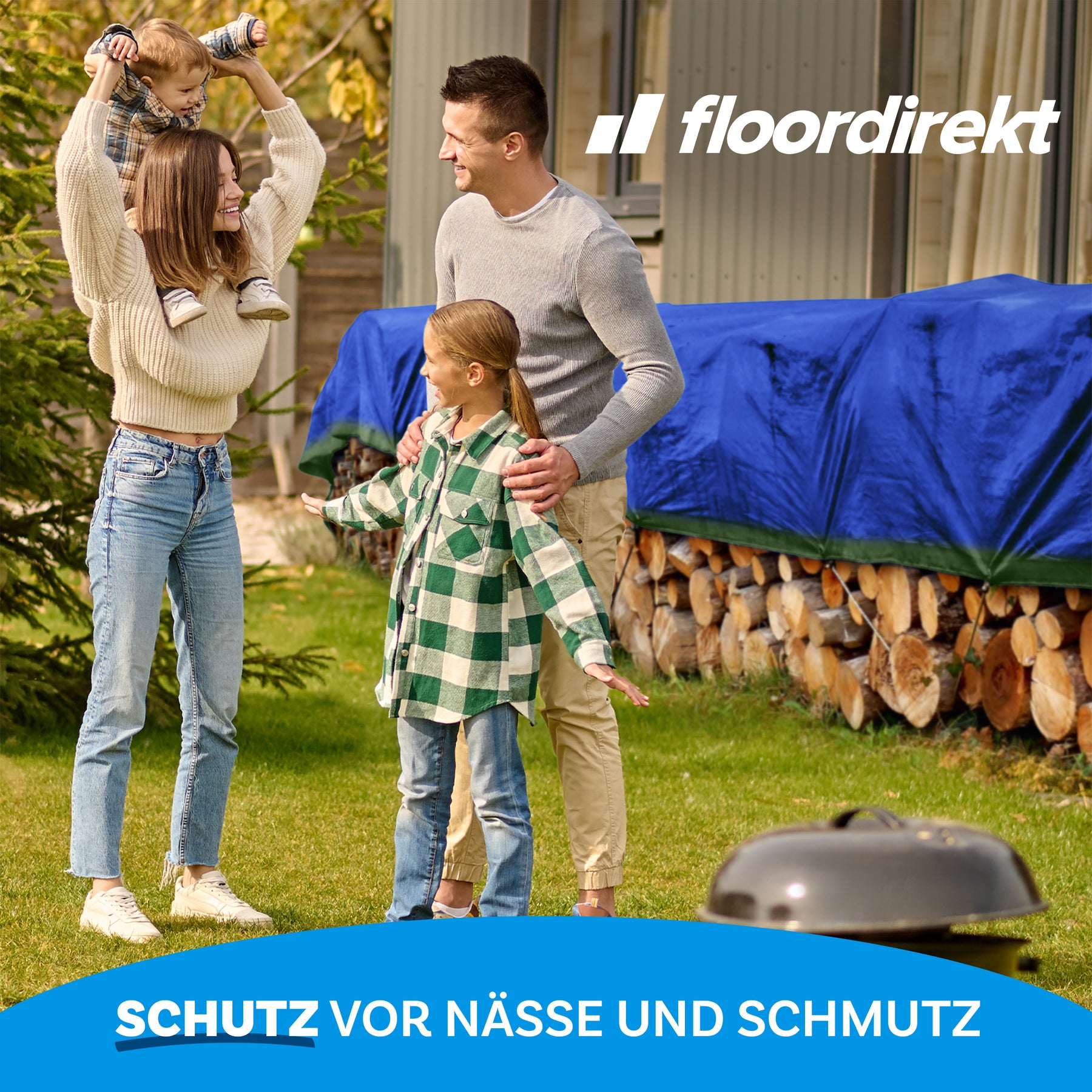 Dekzeil | Extreem scheurvast | Betrouwbare bescherming voor veelzijdige toepassingen | 180 g/m²