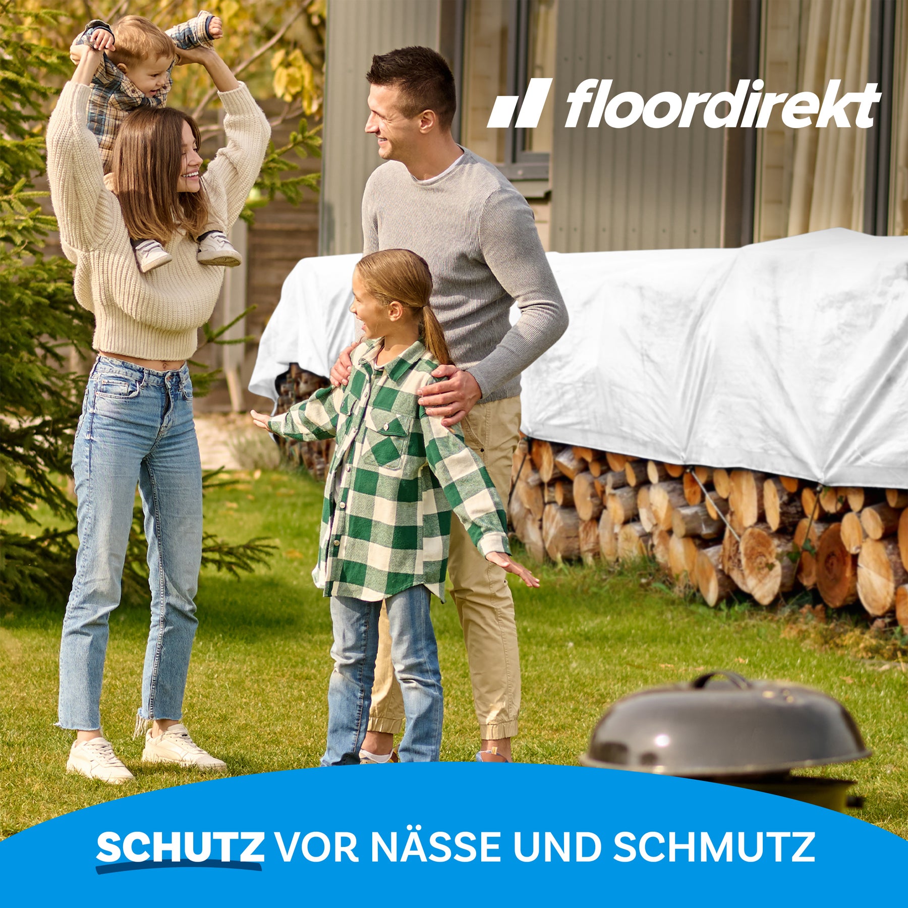 Dekzeil | Extreem scheurvast | Betrouwbare bescherming voor veelzijdige toepassingen | 180 g/m²