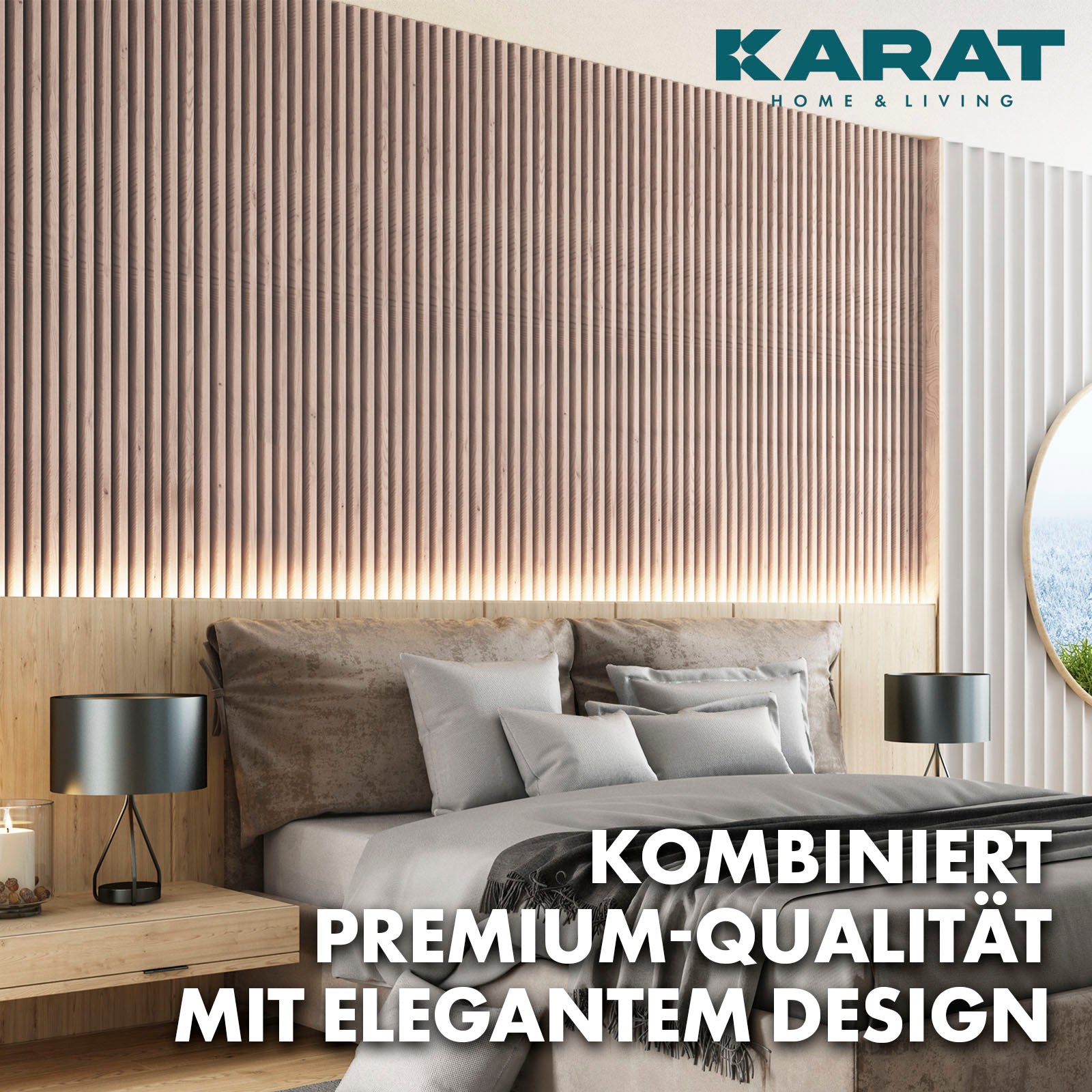 Akoestische panelen in houtlook | Tijdloos design voor een aangename ruimteakoestiek | Verkrijgbaar in 3 designs en 2 maten
