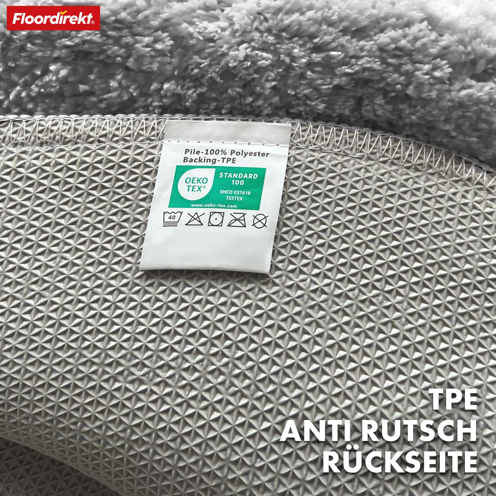 Badmat | Maris | Ronde badmat | Zachte microvezel, antislip & geschikt voor vloerverwarming