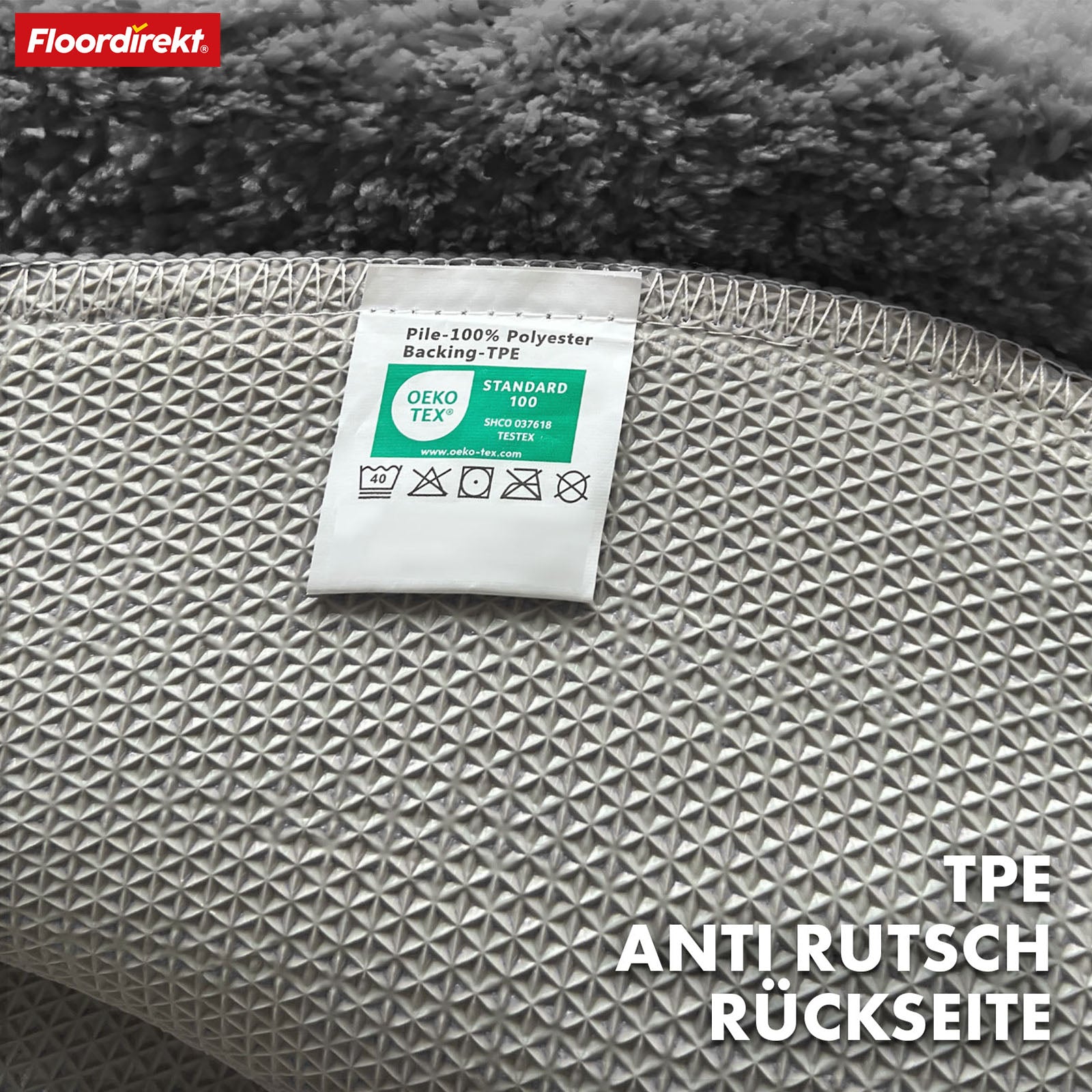 Badmat | Maris | Ronde badmat | Zachte microvezel, antislip & geschikt voor vloerverwarming