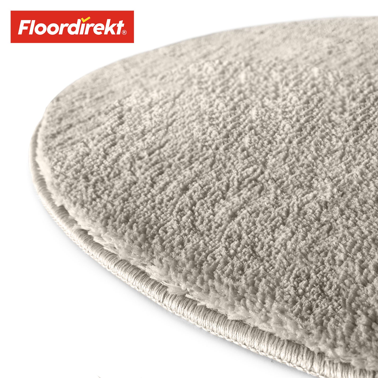 Ronde badmat | Sky | Ronde badmat | Dicht, donzig comfort voor in huis