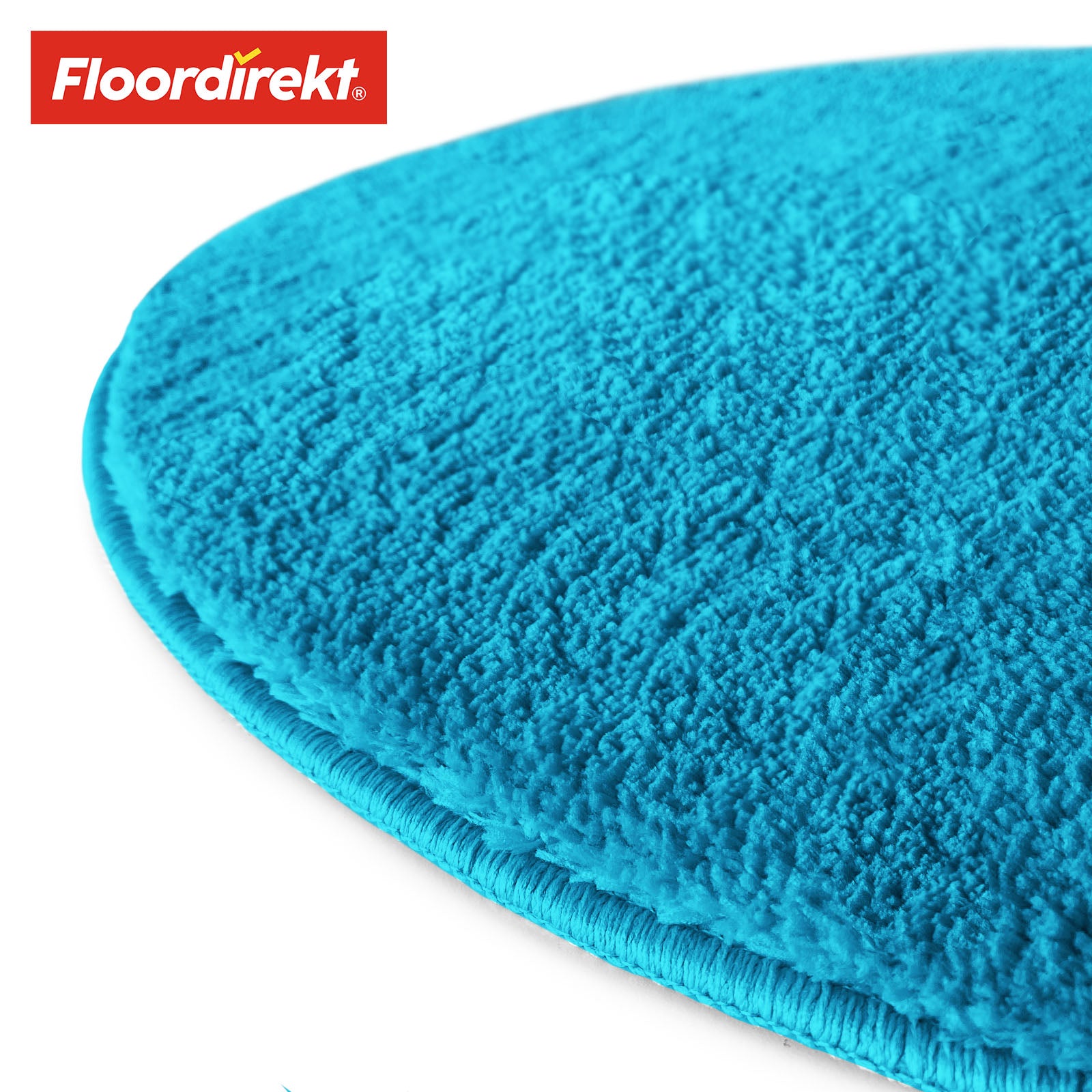 Ronde badmat | Sky | Ronde badmat | Dicht, donzig comfort voor in huis