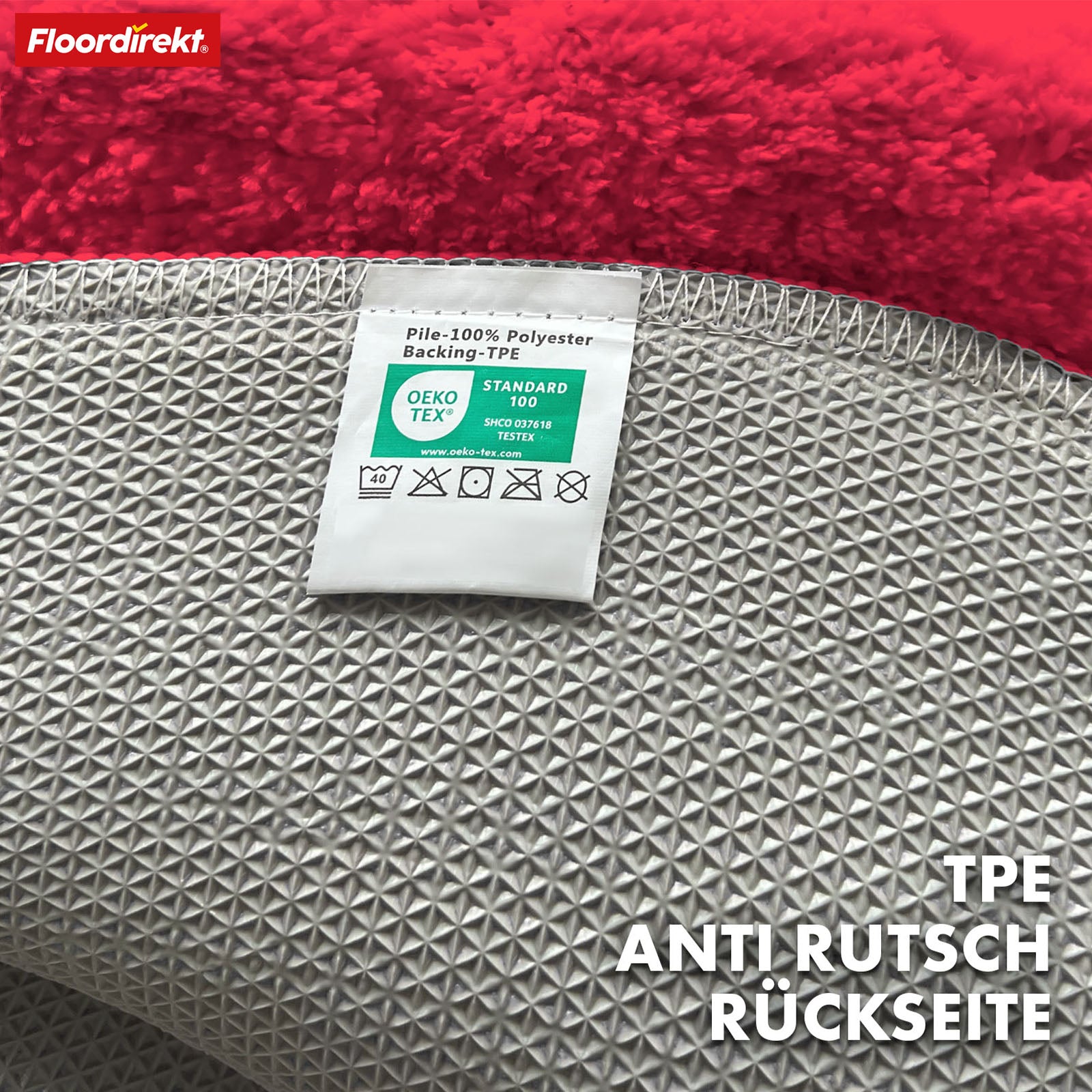 Badmat | Maris | Ronde badmat | Zachte microvezel, antislip & geschikt voor vloerverwarming