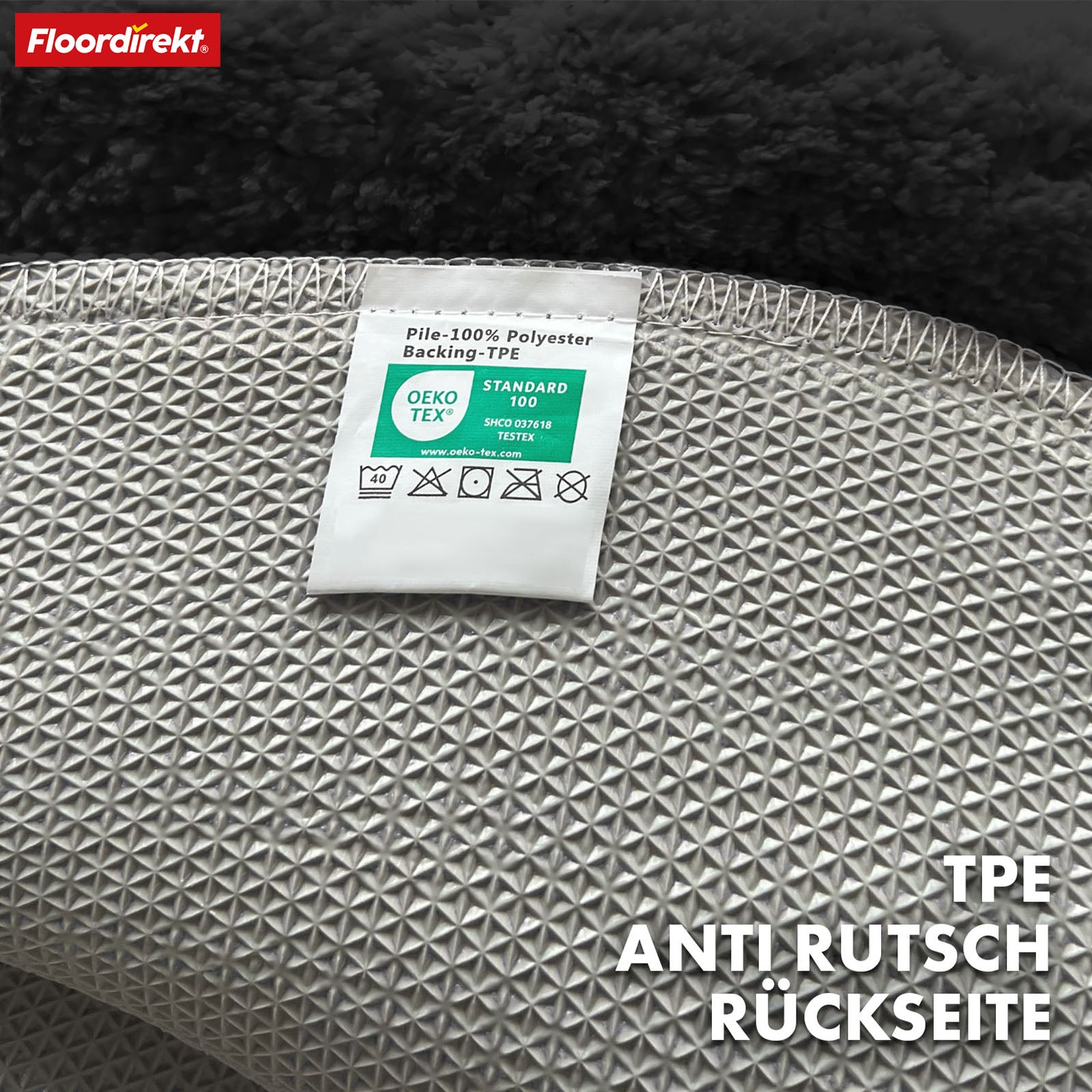 Badmat | Maris | Ronde badmat | Zachte microvezel, antislip & geschikt voor vloerverwarming