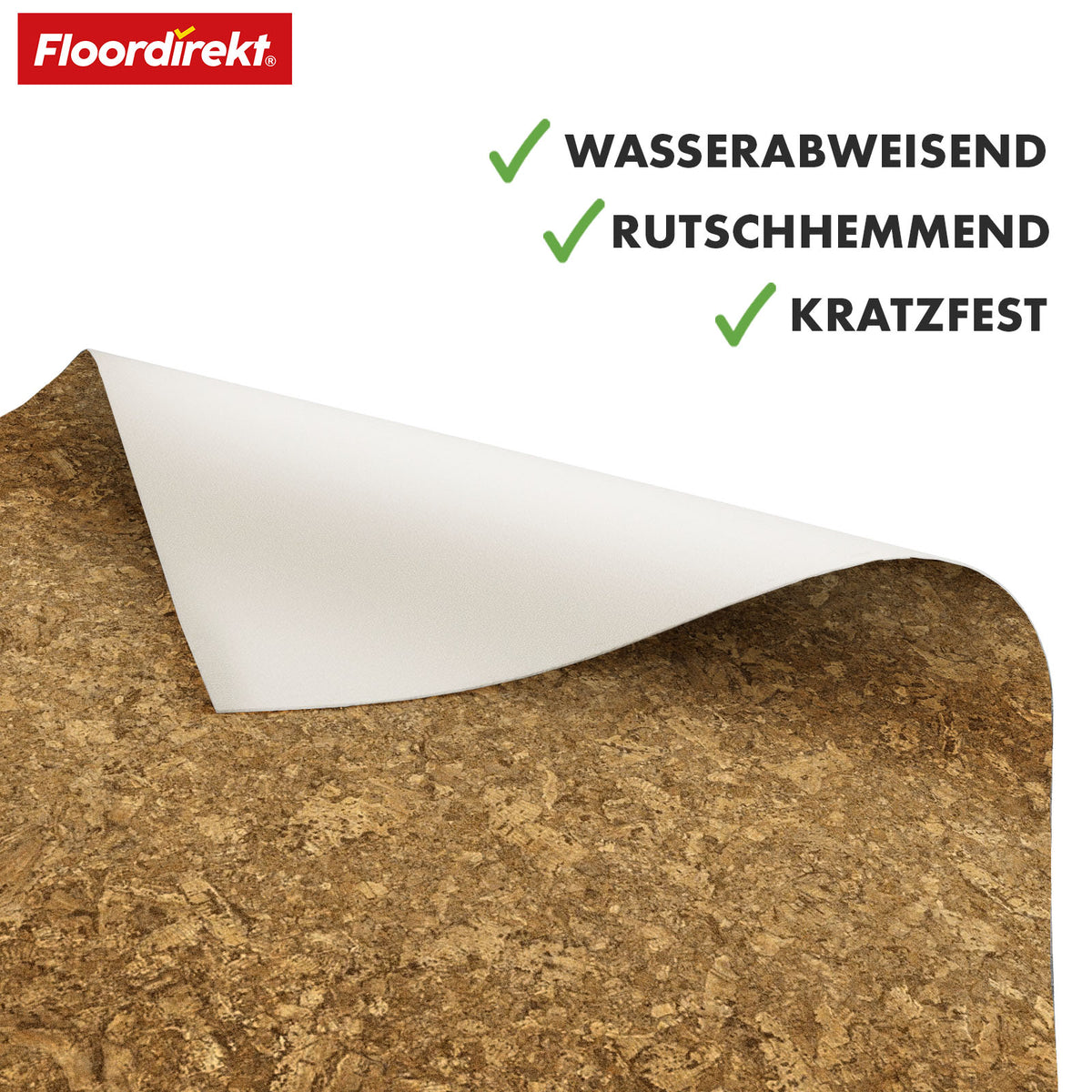 CV vloeren | Kyara 620M | Robuuste vinyl vloeren met een natuurlijke kurklook en geluidsabsorptie