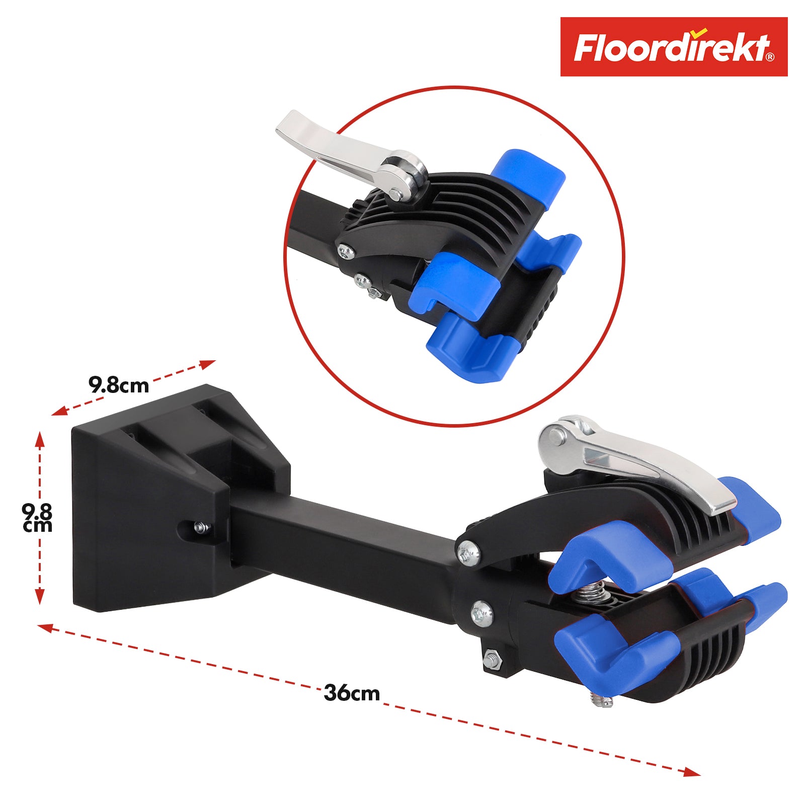 Fiets muurbeugel | Levin | Compatibel met de meeste fietsframes | Belastbaar tot 20 kg