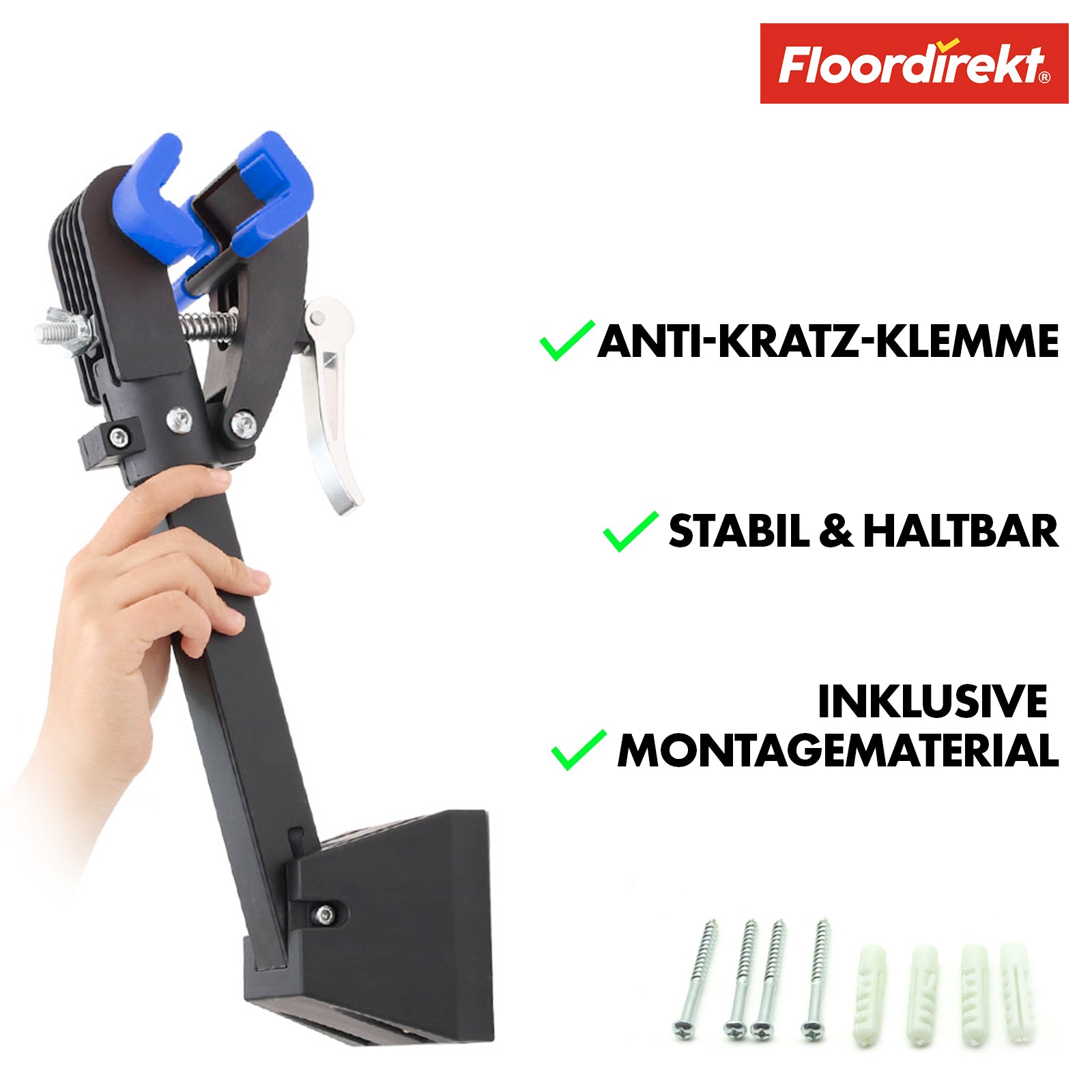 Fiets muurbeugel | Levin | Compatibel met de meeste fietsframes | Belastbaar tot 20 kg