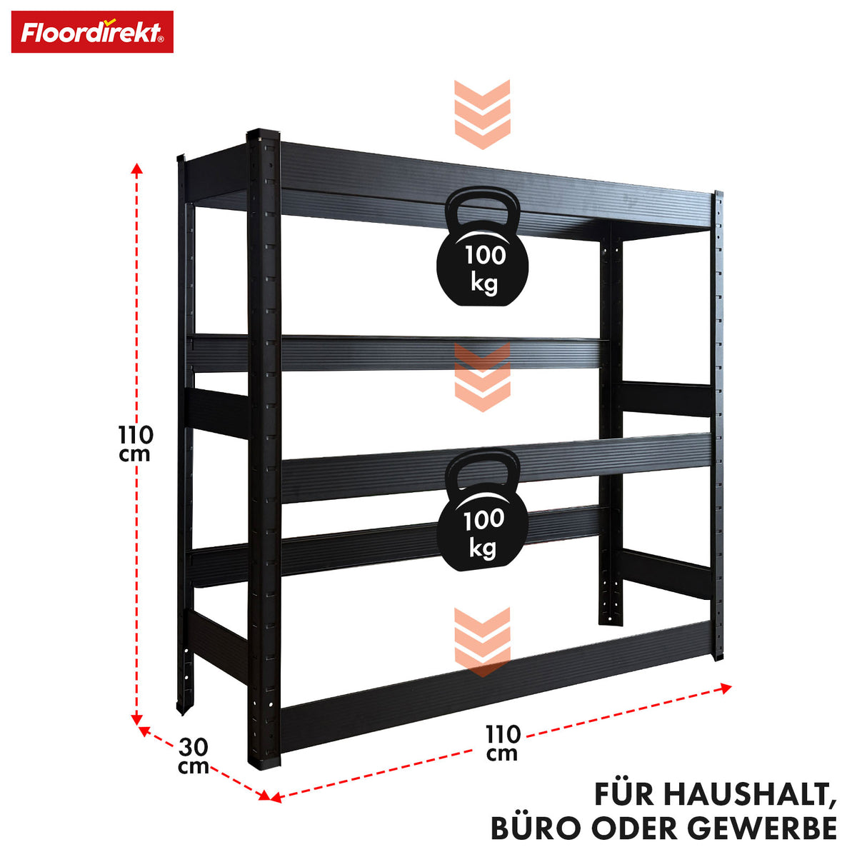 Flessenkrattenrek | Osaka | Poedergecoat stalen drankkrattenrek voor 3 tot 9 kratten