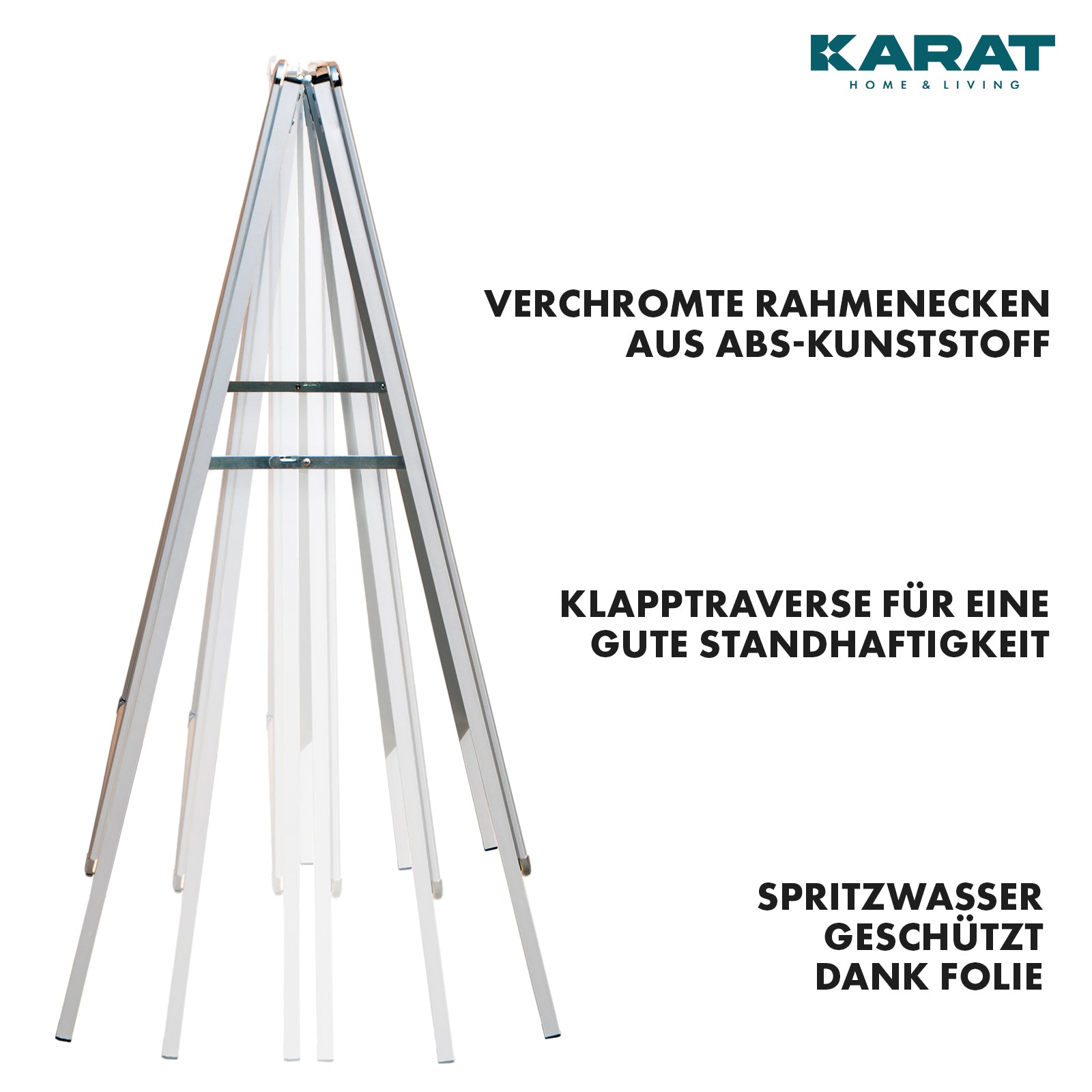 Klantstopper | Voor 2 posters aan beide zijden | Stevig en weerbestendig | Formaat: A1