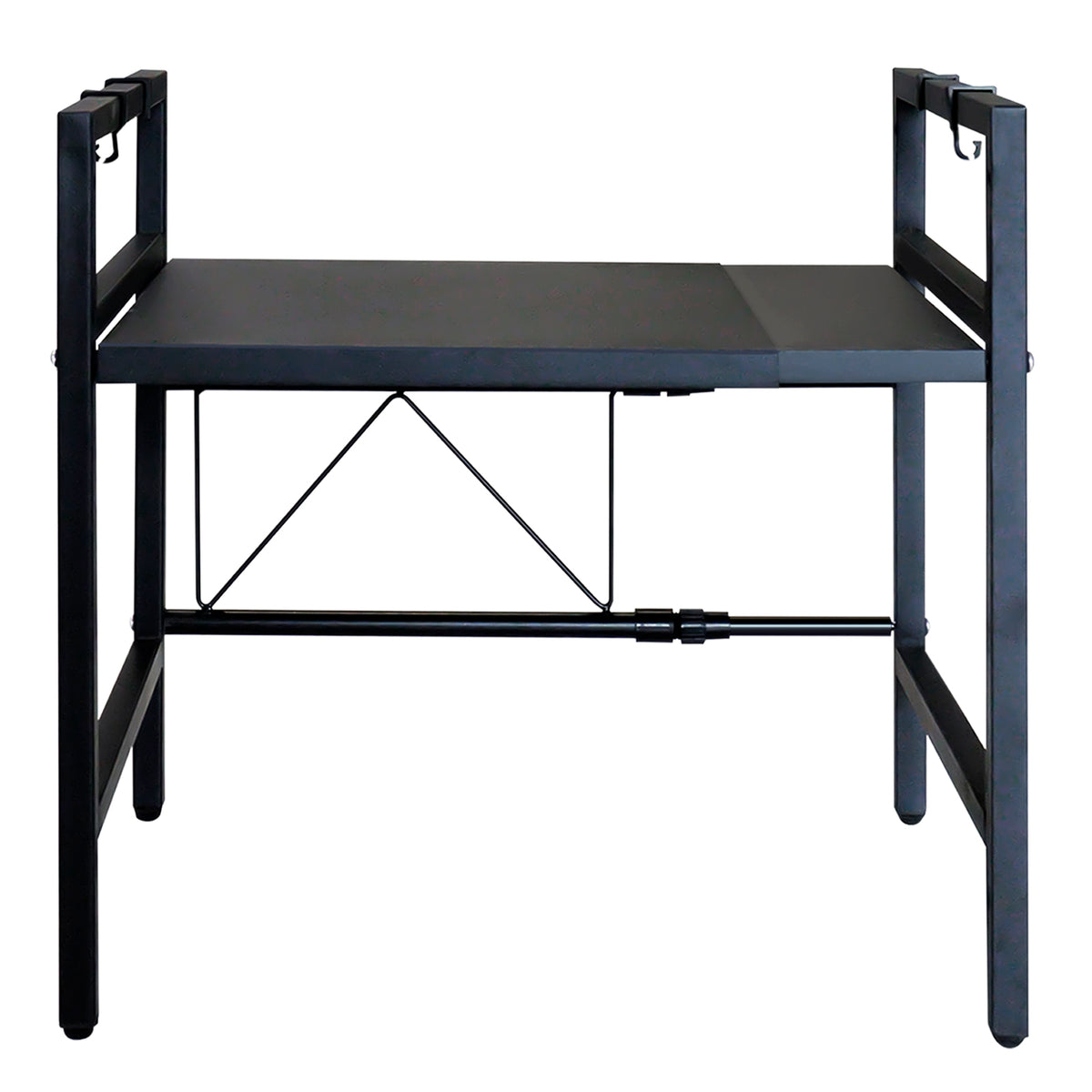 Magnetronrek | Durango | Verstelbaar keukenrek met 3 haken | Verkrijgbaar in 2 maten