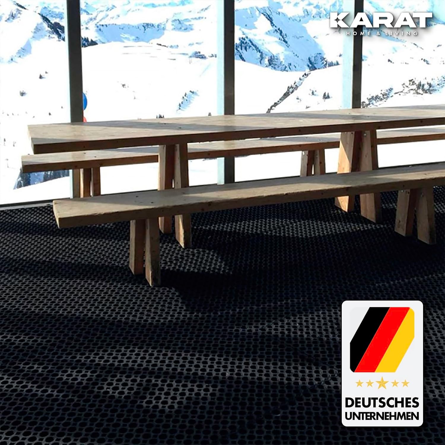 Ringrubberen mat Octagon | dikte: 23 mm | Ook op maat