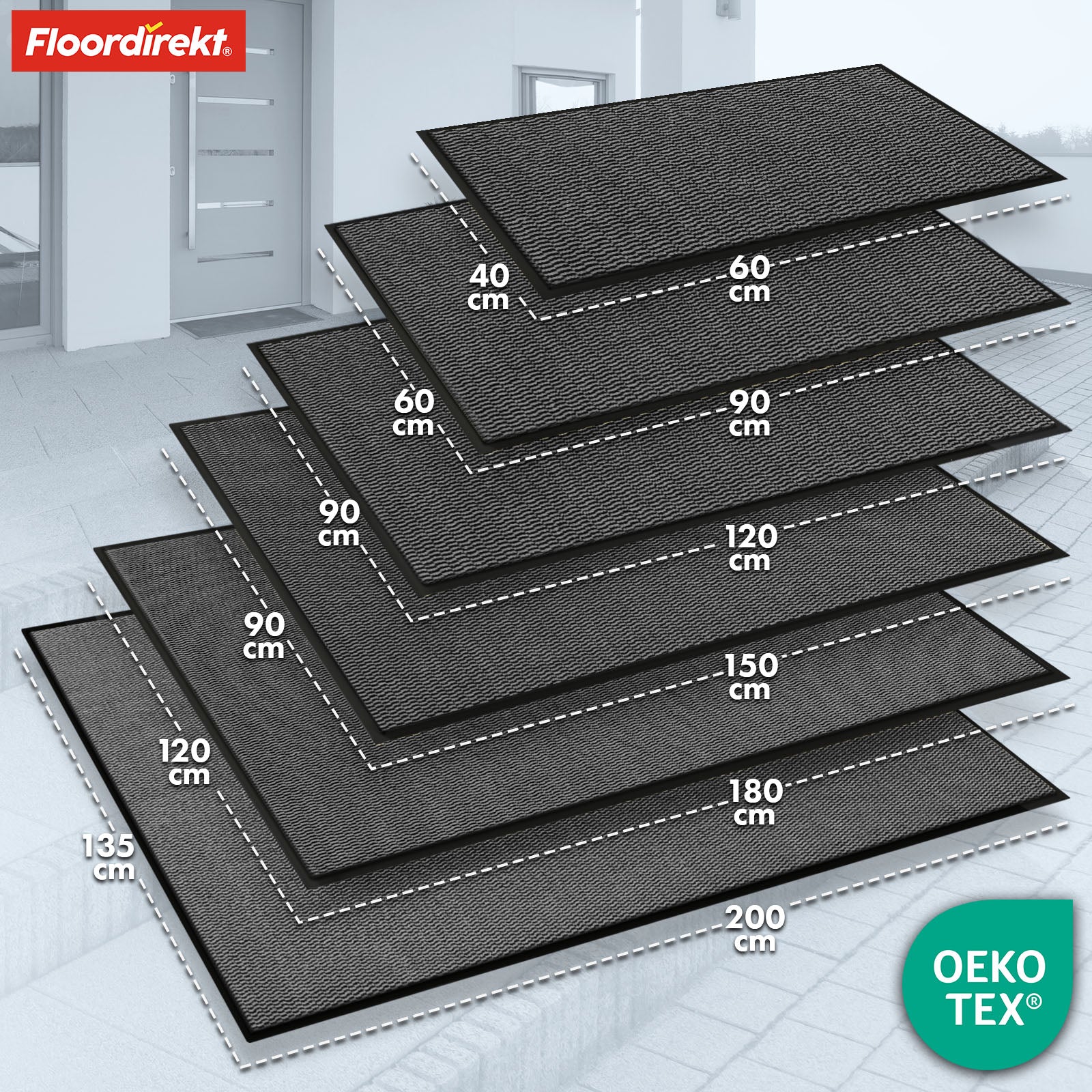 Vuilvangmat | SKY Novo | Met unieke TPE-rug voor maximale grip en duurzaamheid