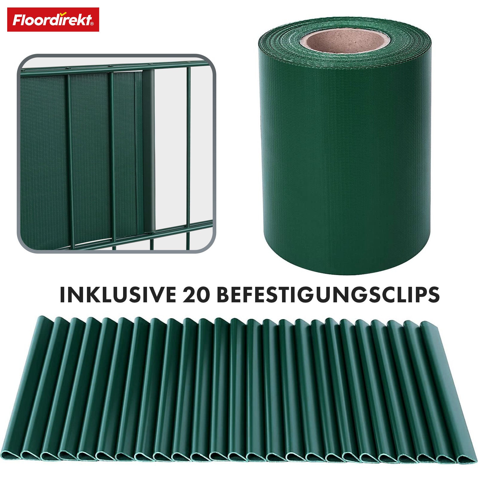 PVC vlechtband | voor staafmatten hekwerken | vele kleuren & designs