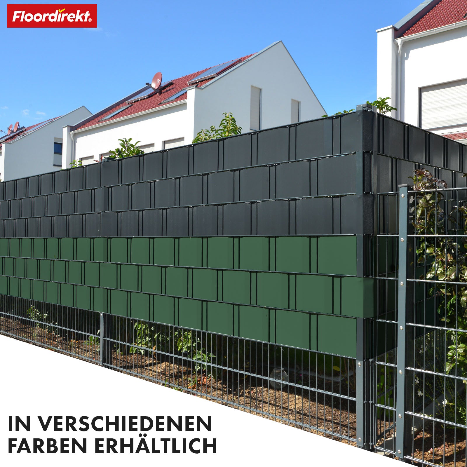 PVC vlechtband | voor staafmatten hekwerken | vele kleuren & designs