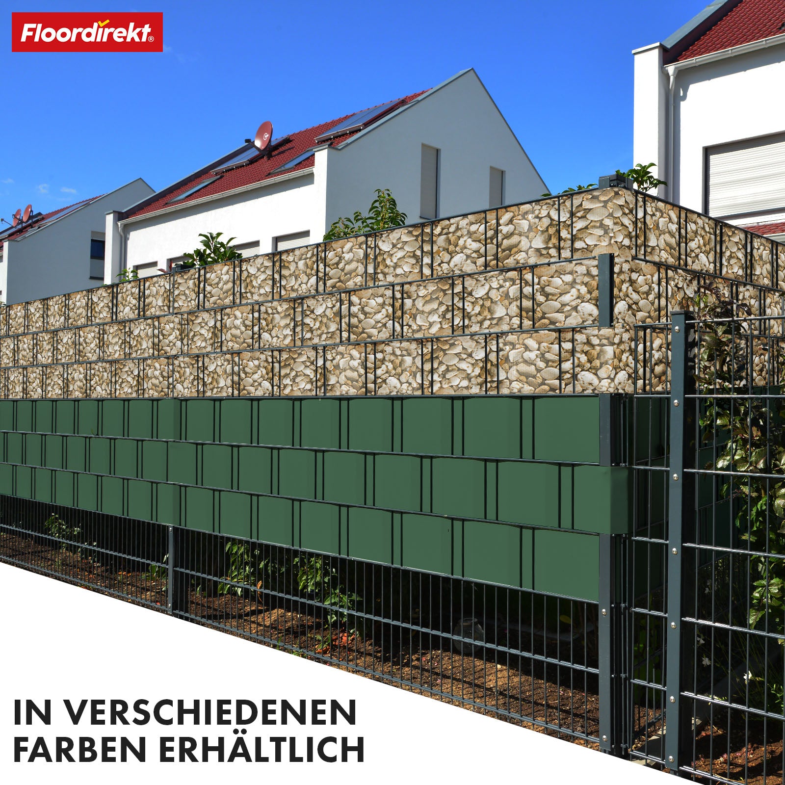 PVC vlechtband | voor staafmatten hekwerken | vele kleuren & designs