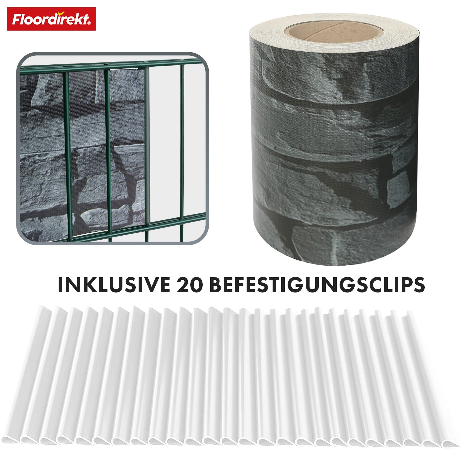 PVC vlechtband | voor staafmatten hekwerken | vele kleuren & designs