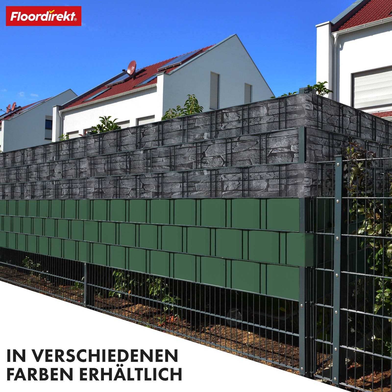 PVC vlechtband | voor staafmatten hekwerken | vele kleuren & designs