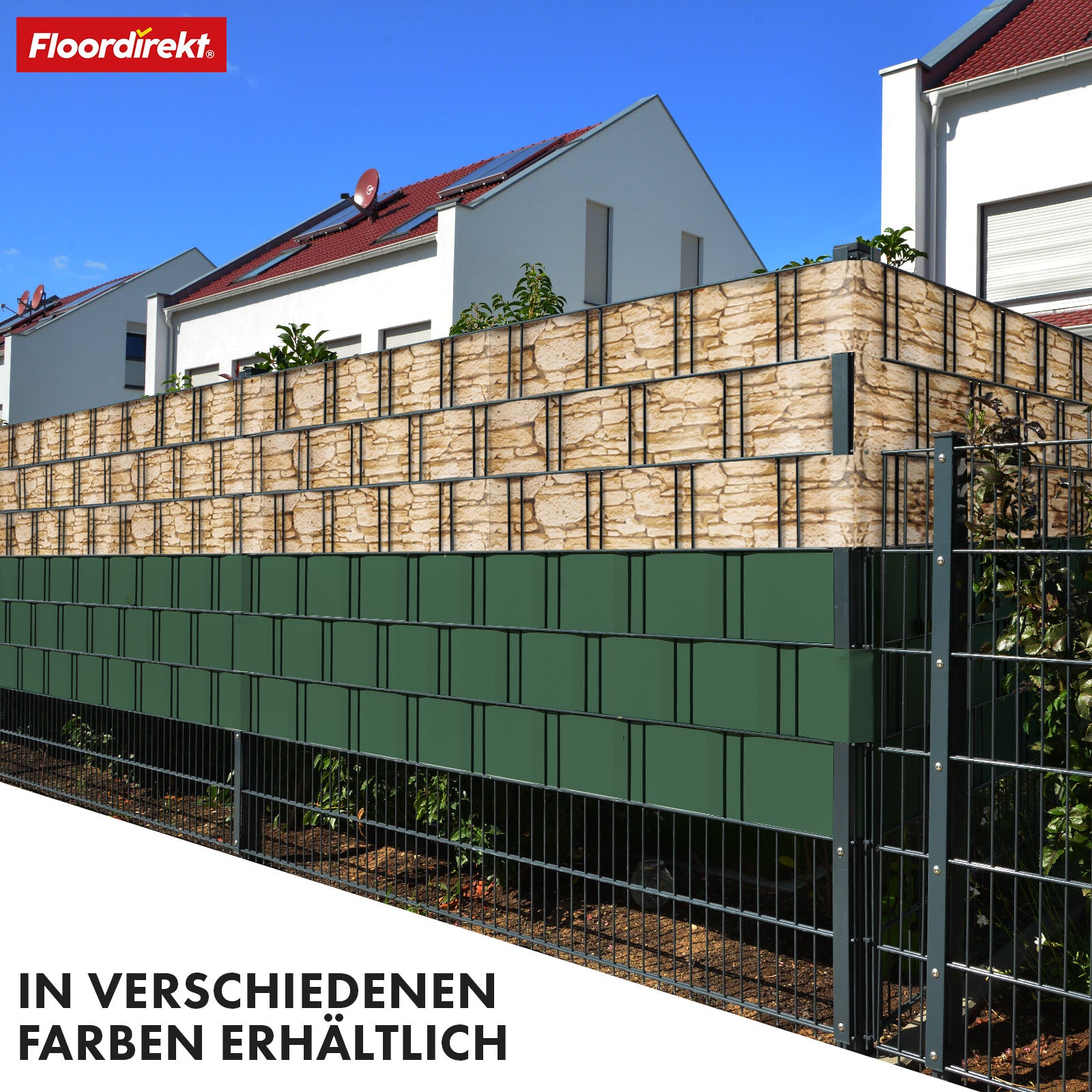 PVC vlechtband | voor staafmatten hekwerken | vele kleuren & designs