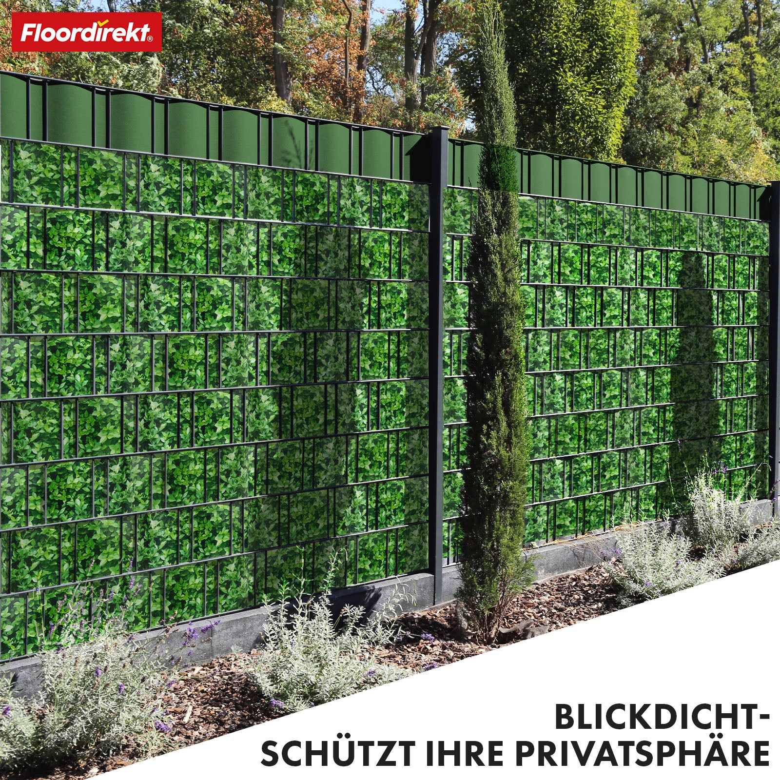 PVC vlechtband | voor staafmatten hekwerken | vele kleuren & designs