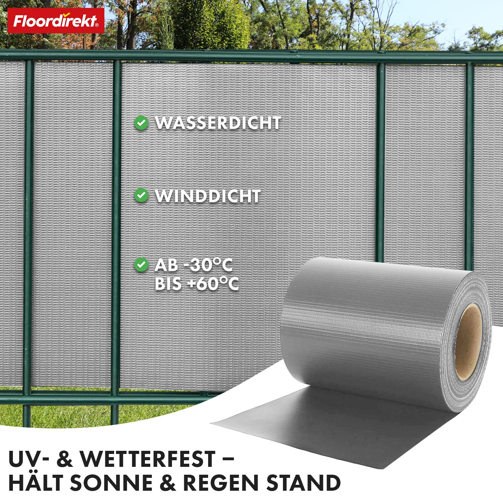 PVC vlechtband | voor staafmatten hekwerken | vele kleuren & designs