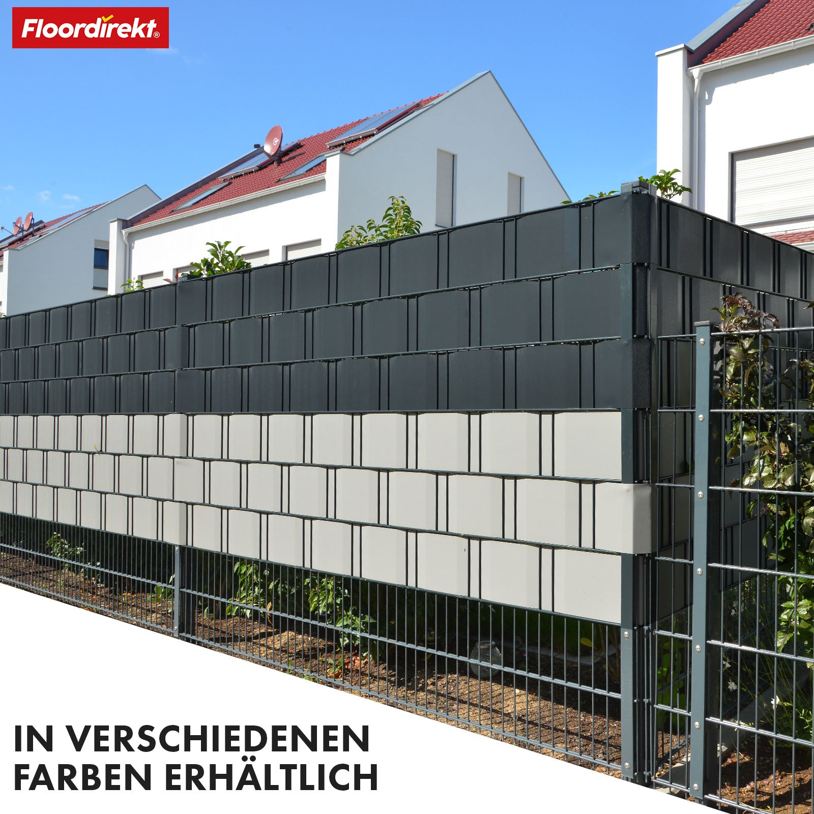 PVC vlechtband | voor staafmatten hekwerken | vele kleuren & designs