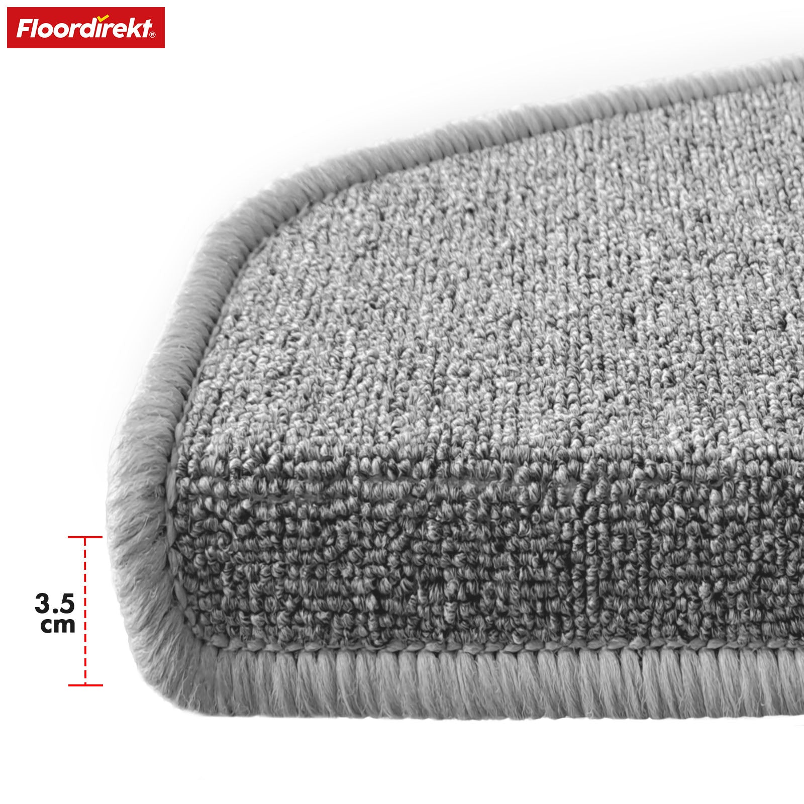 Opstapmat | London Pro | Modern ontwerp | Antislip en gemakkelijk schoon te maken | Halfrond
