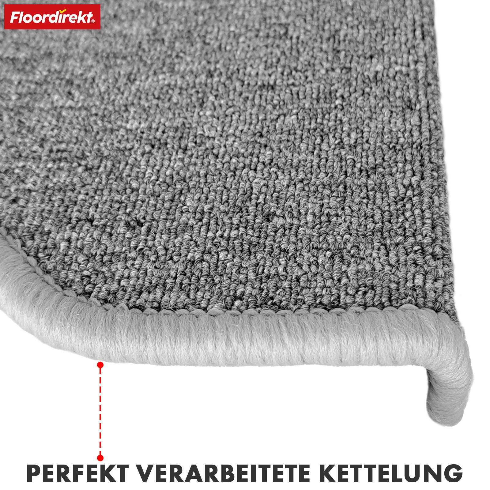 Opstapmat | London Pro | Modern ontwerp | Antislip en gemakkelijk schoon te maken | Halfrond