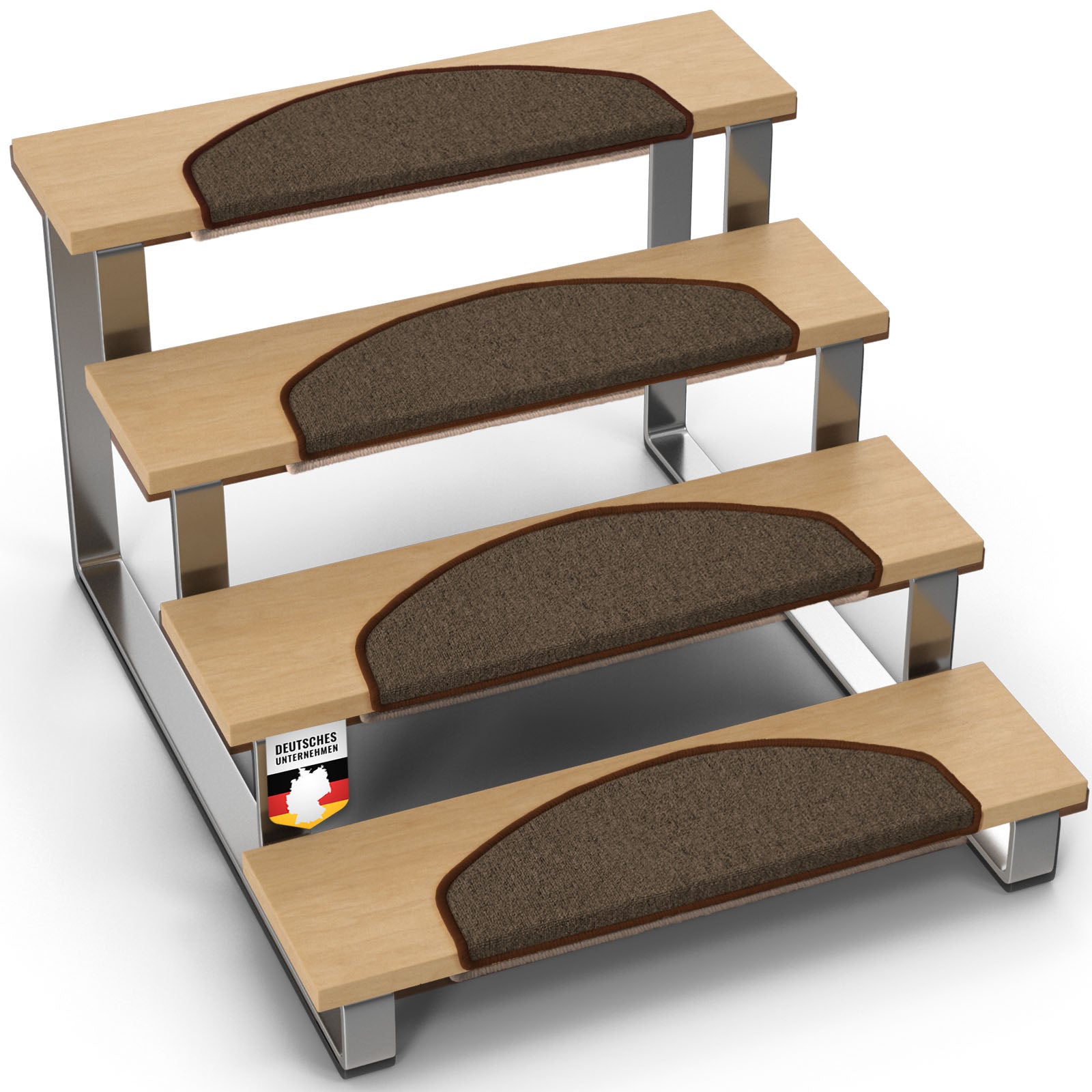 Opstapmat | London Pro | Modern ontwerp | Antislip en gemakkelijk schoon te maken | Halfrond