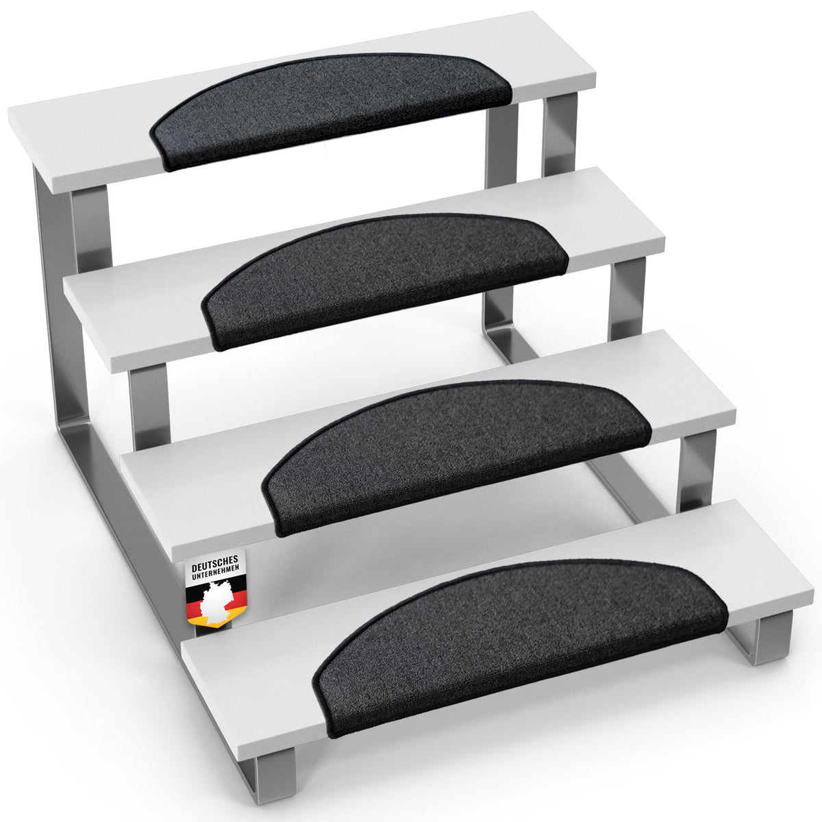 Opstapmat | London Pro | Modern ontwerp | Antislip en gemakkelijk schoon te maken | Halfrond