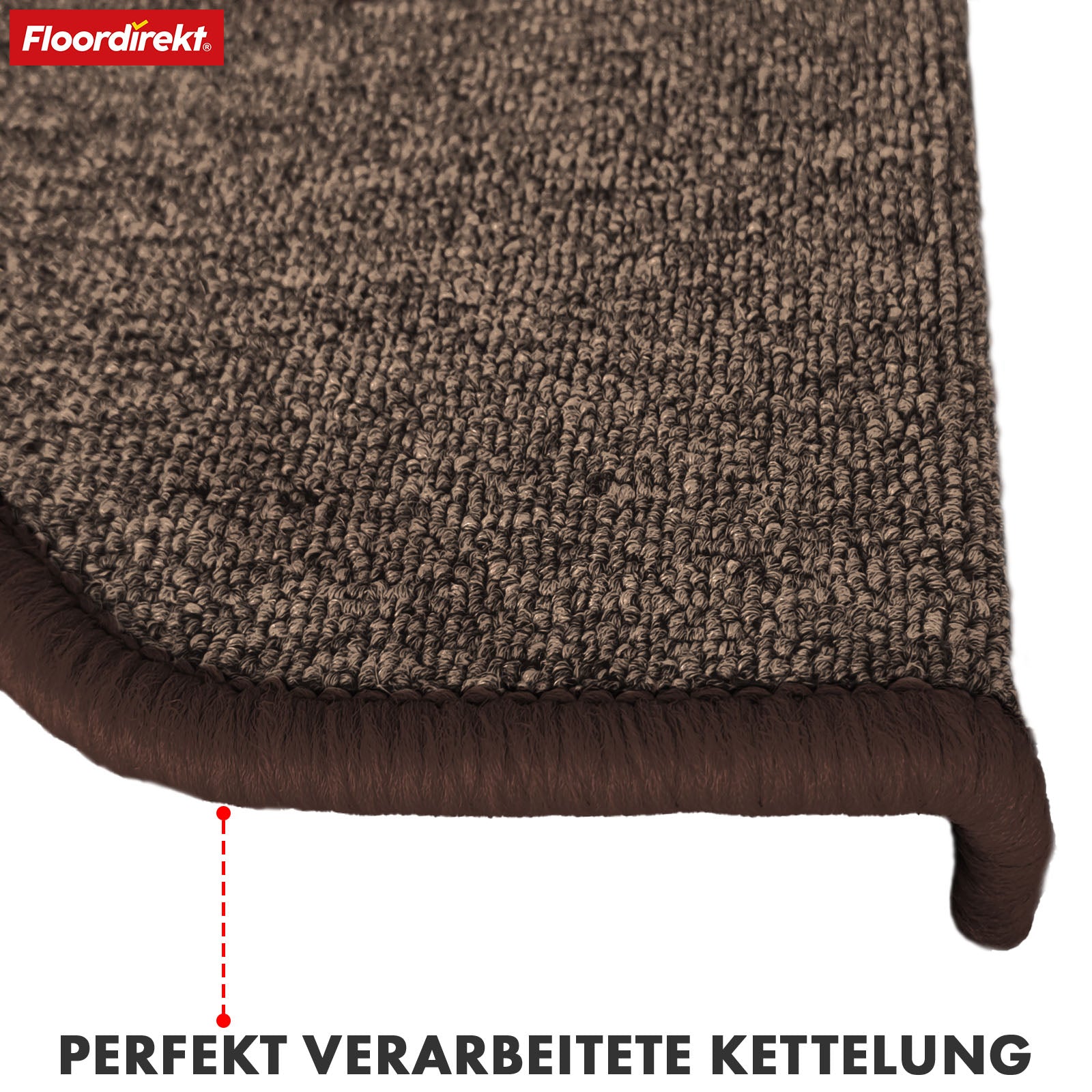 Opstapmat | London Pro | Modern ontwerp | Antislip en gemakkelijk schoon te maken | Halfrond