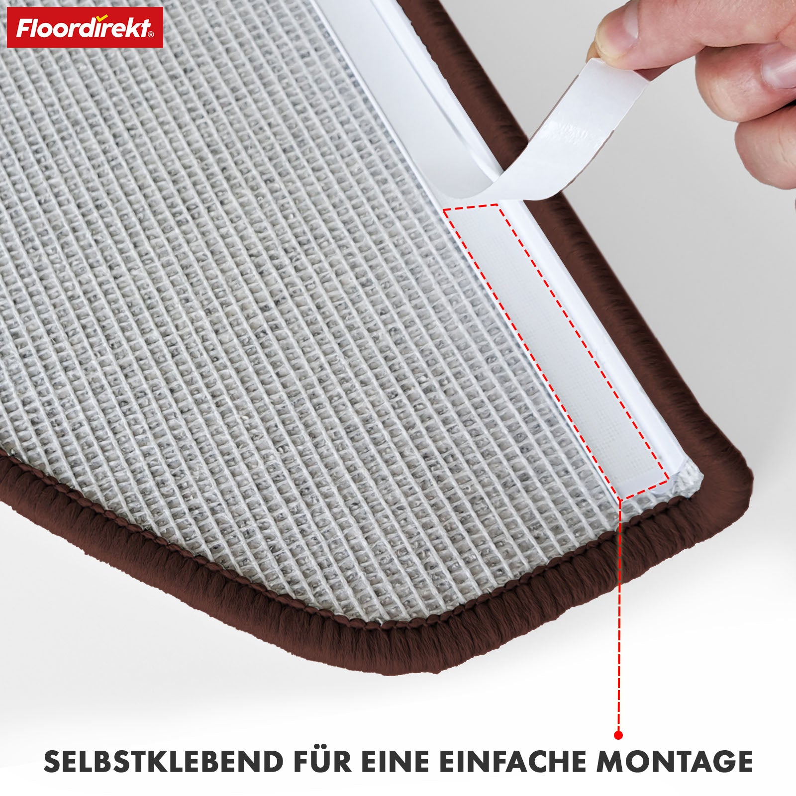 Opstapmat | London Pro | Modern ontwerp | Antislip en gemakkelijk schoon te maken | Halfrond