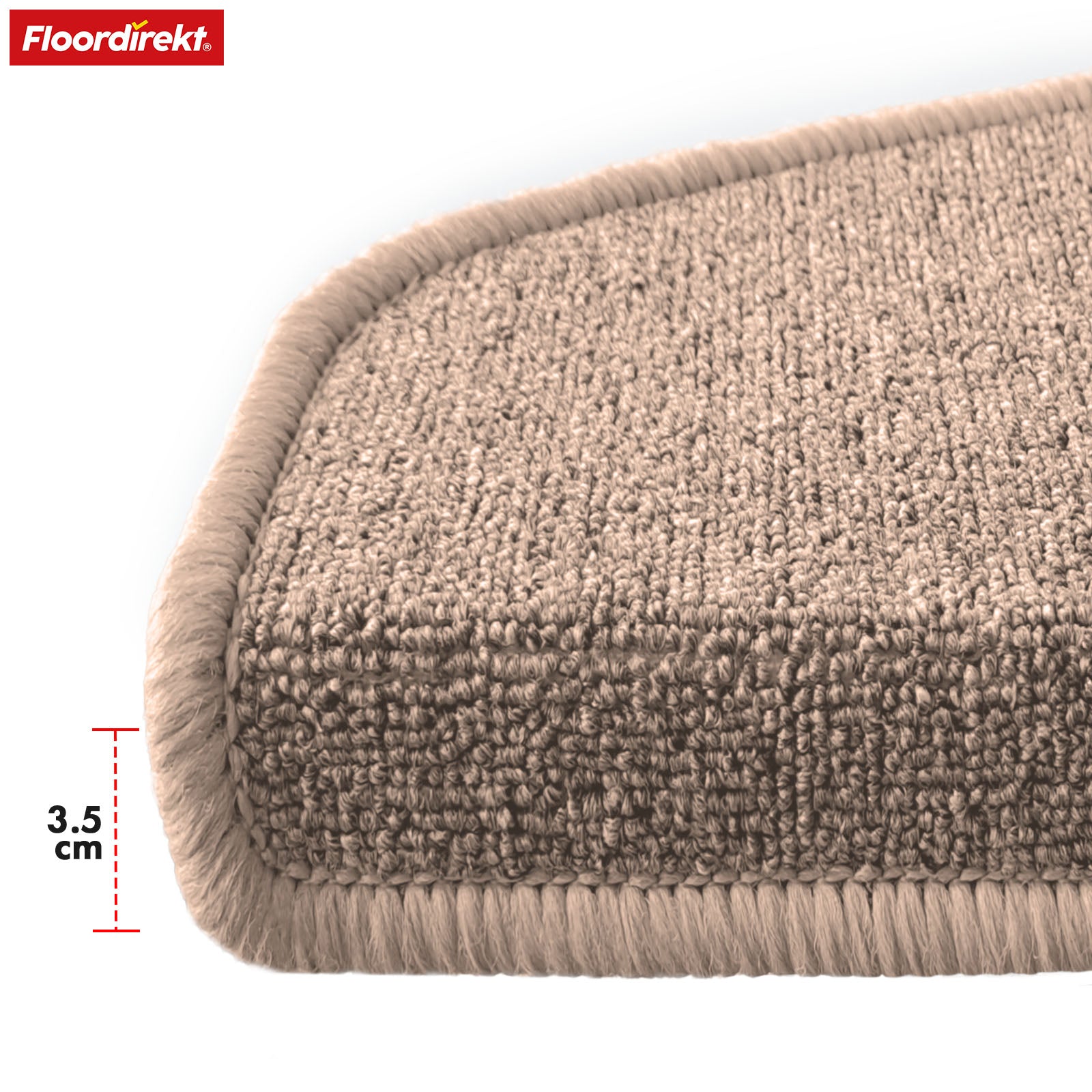 Opstapmat | London Pro | Modern ontwerp | Antislip en gemakkelijk schoon te maken | Halfrond