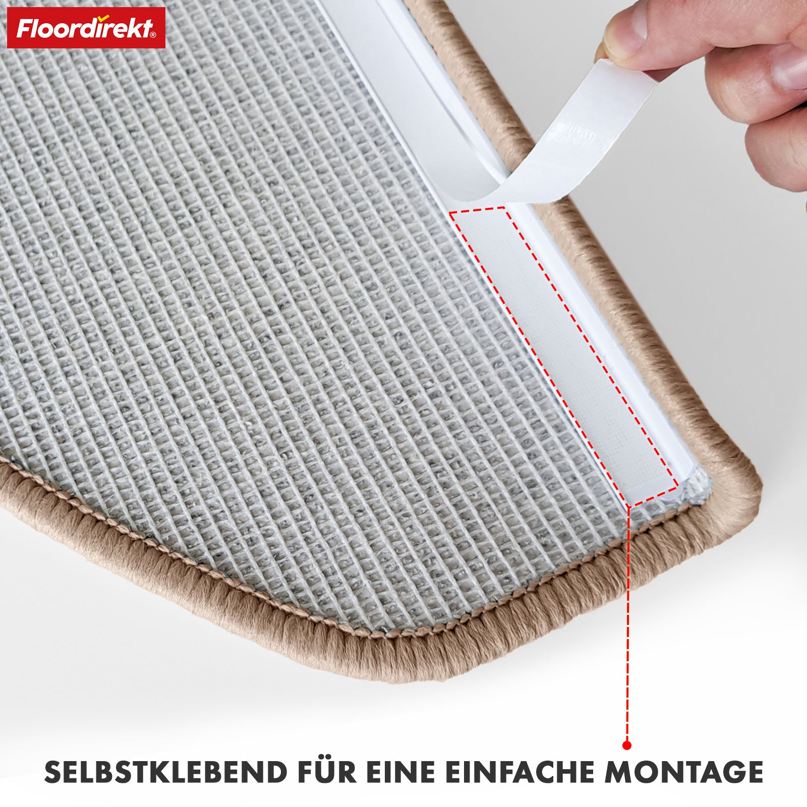 Opstapmat | London Pro | Modern ontwerp | Antislip en gemakkelijk schoon te maken | Halfrond