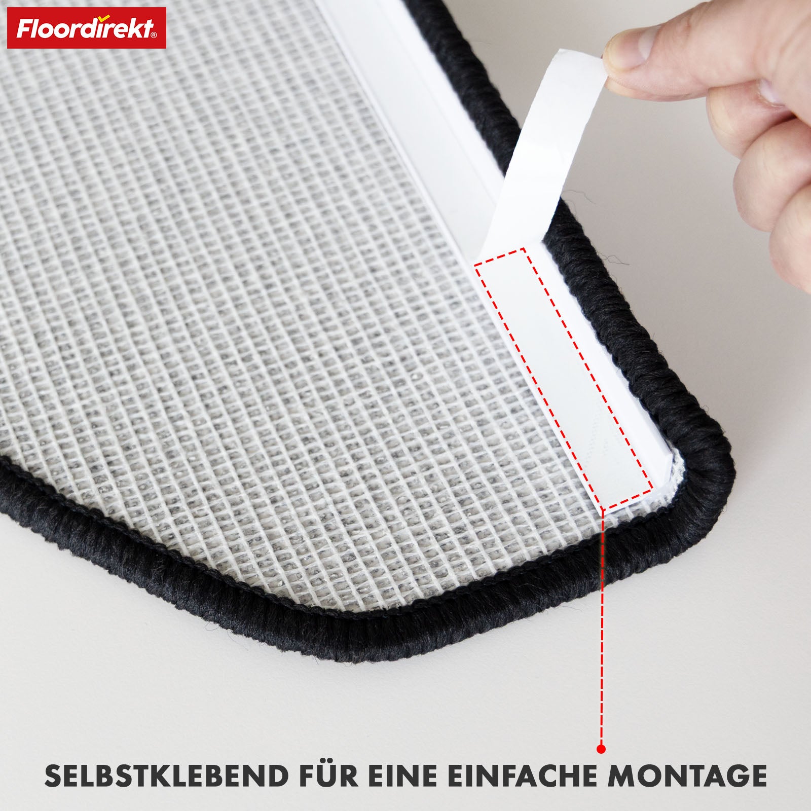 Opstapmat | London Pro | Modern ontwerp | Antislip en gemakkelijk schoon te maken | Halfrond
