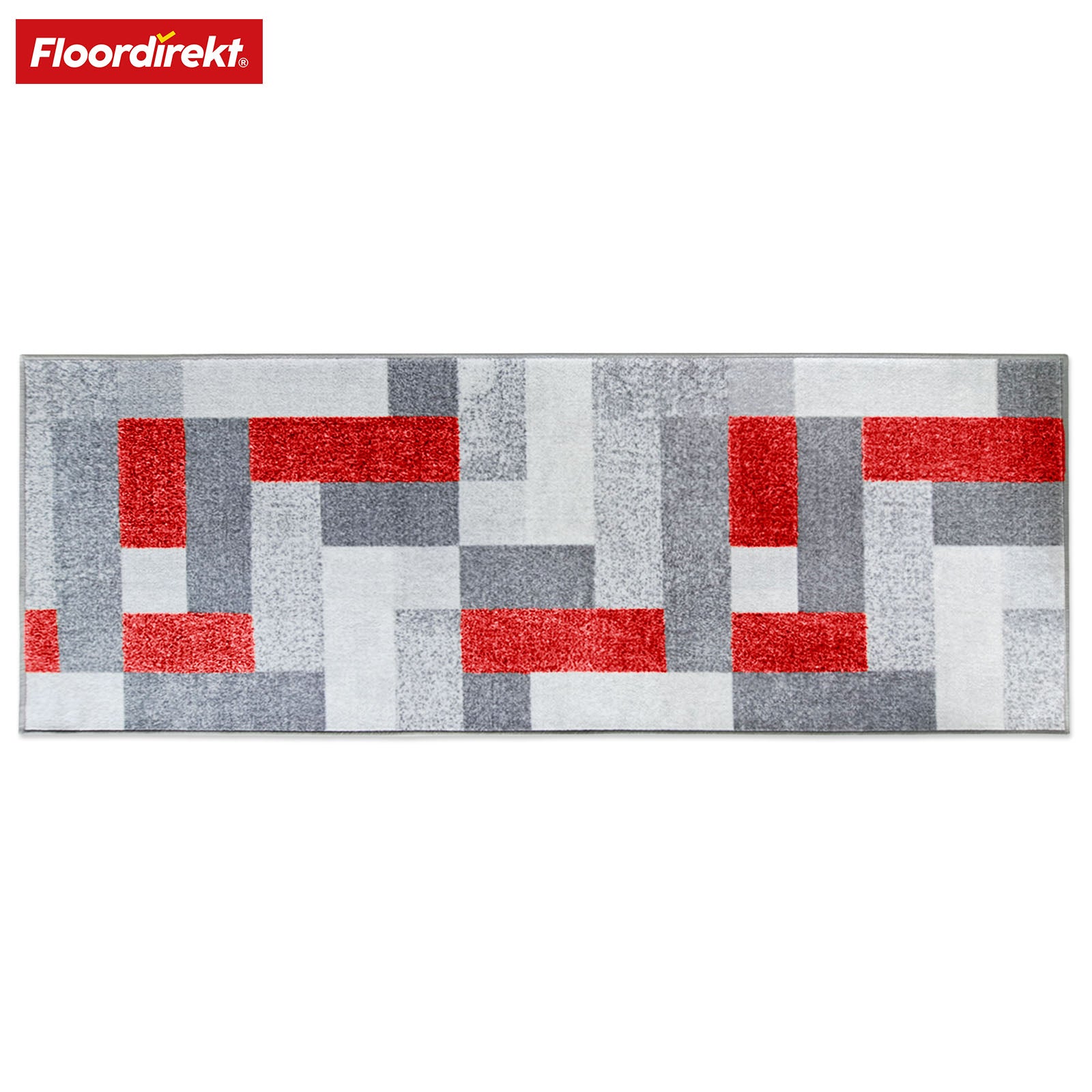 Tapijtloper op maat | New York | Antislip met gelrug | Modern design in verschillende kleuren