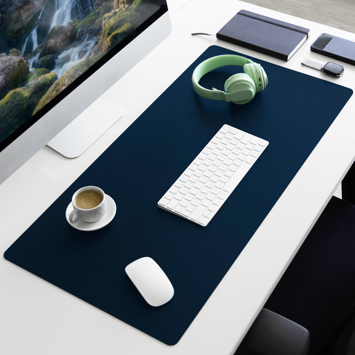 Bureauonderlegger | Nero | Onderhoudsvriendelijk, zacht kunstleer | Verkrijgbaar in verschillende kleuren en maten