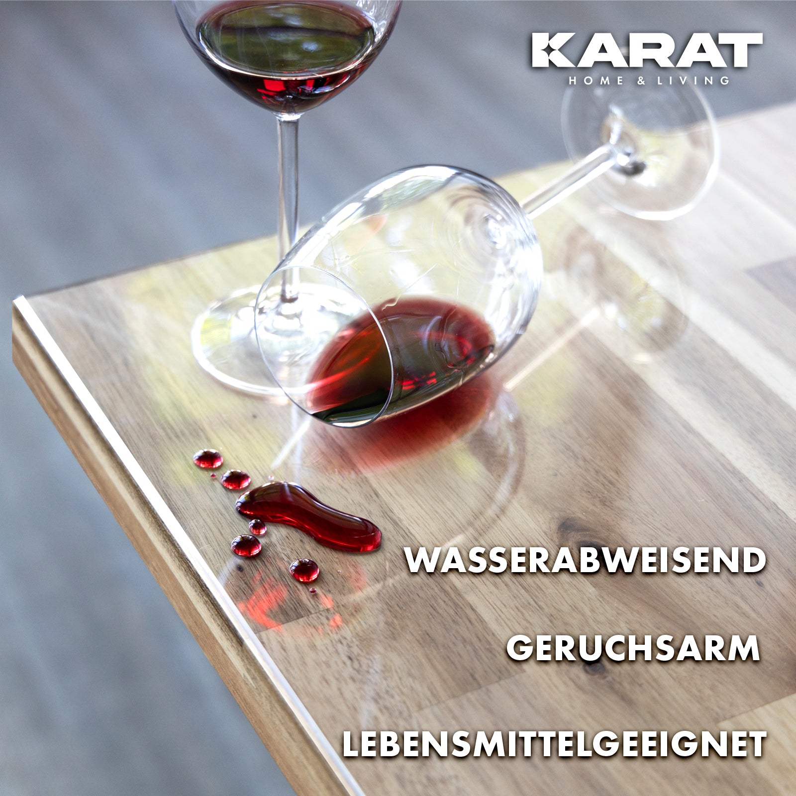 Transparante tafelfolie met afgeschuinde rand | Crystal | Kristalheldere beschermfolie voor tafels | Snijden op maat