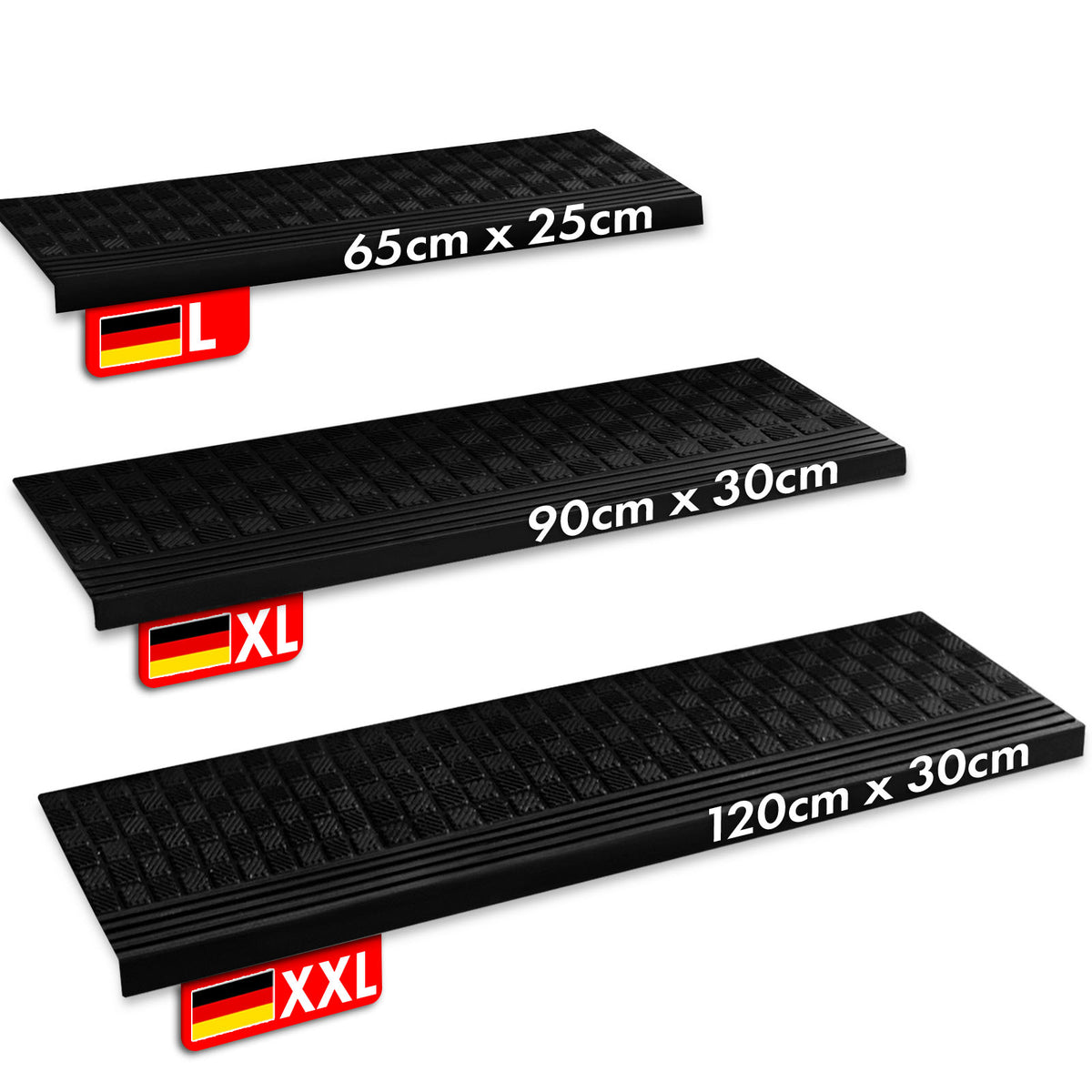 Rubberen trapmatten buiten | Diamond