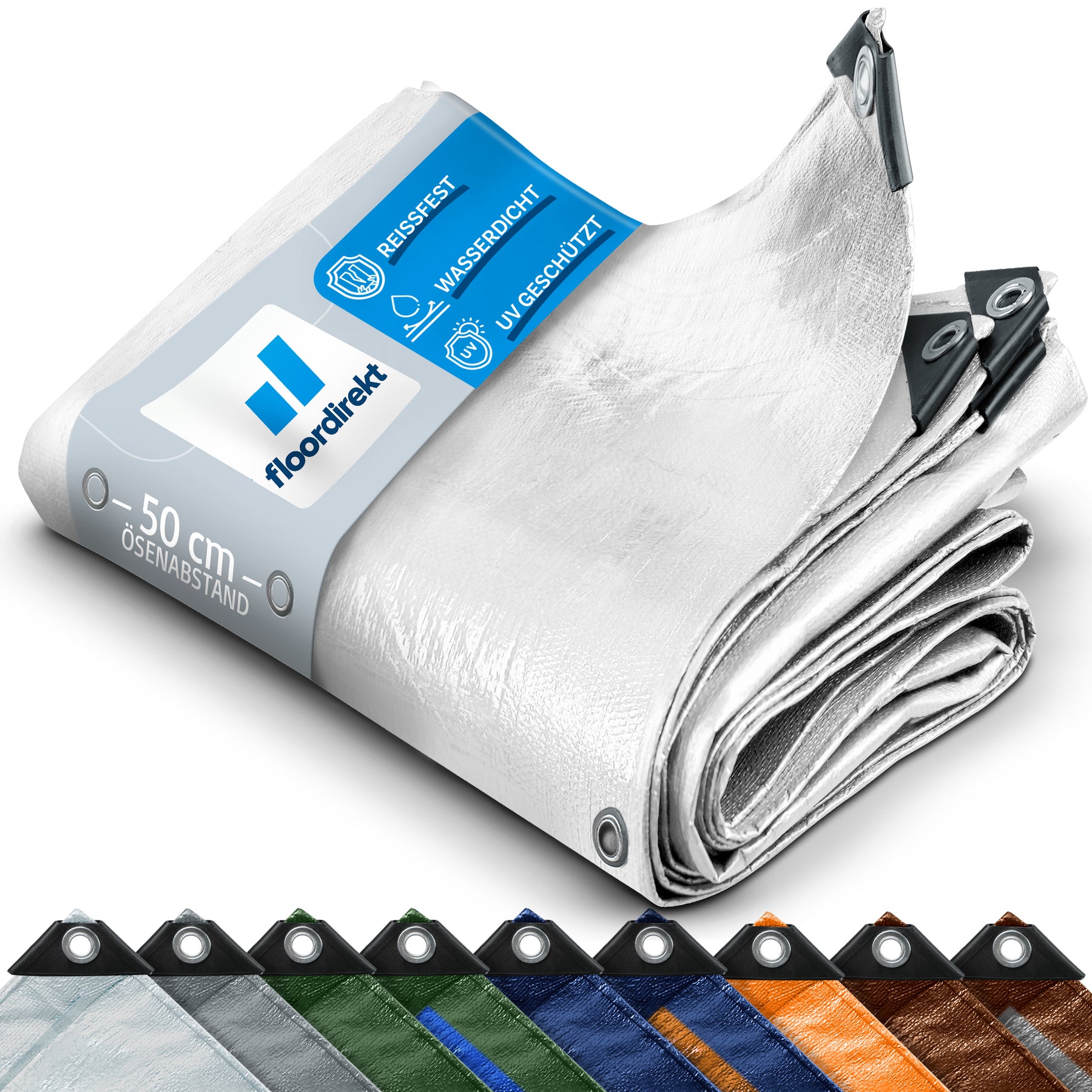 Dekzeil | Extreem scheurvast | Betrouwbare bescherming voor veelzijdige toepassingen | 180 g/m²