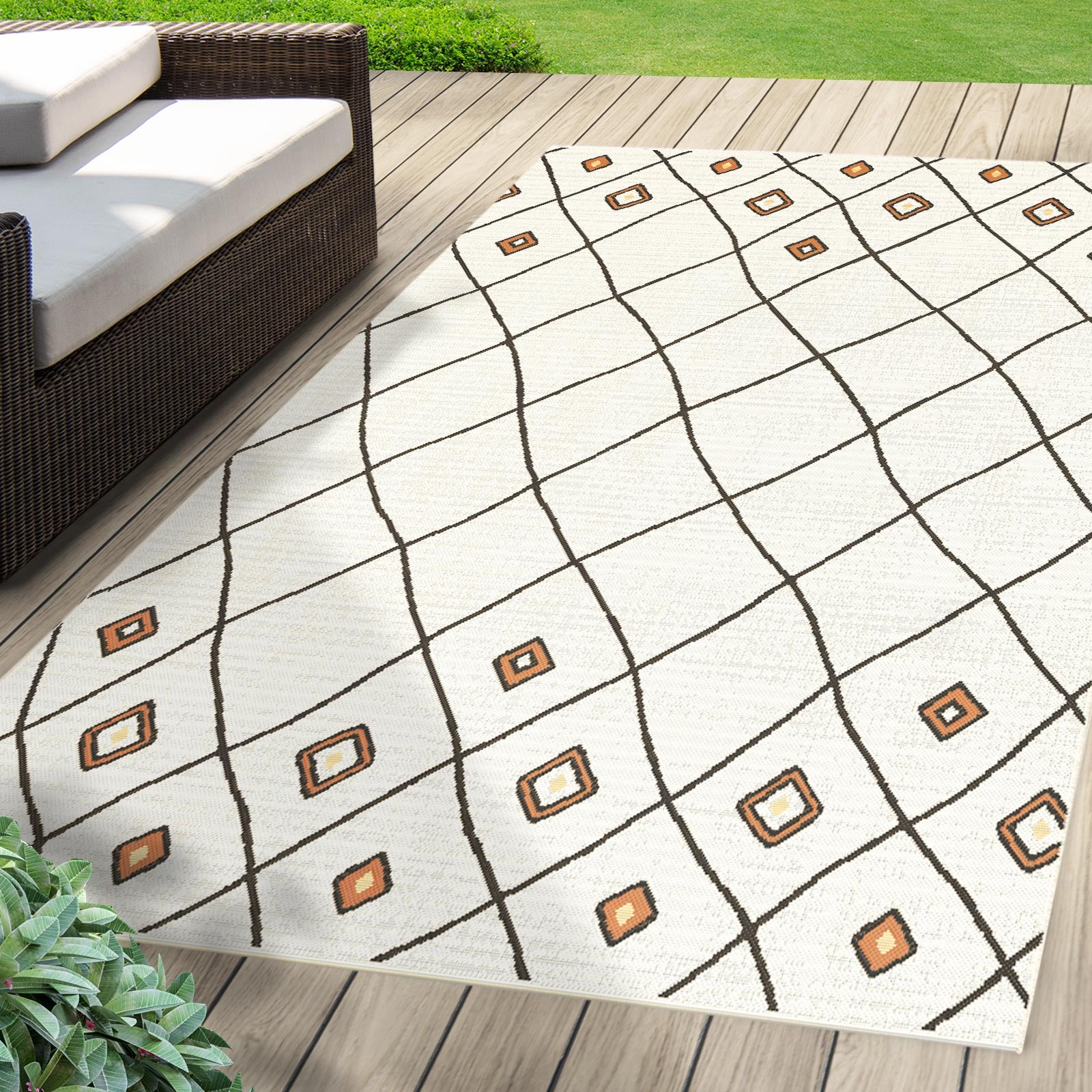 Karat Outdoor Vloerkleed | Berber | 2 kleuren